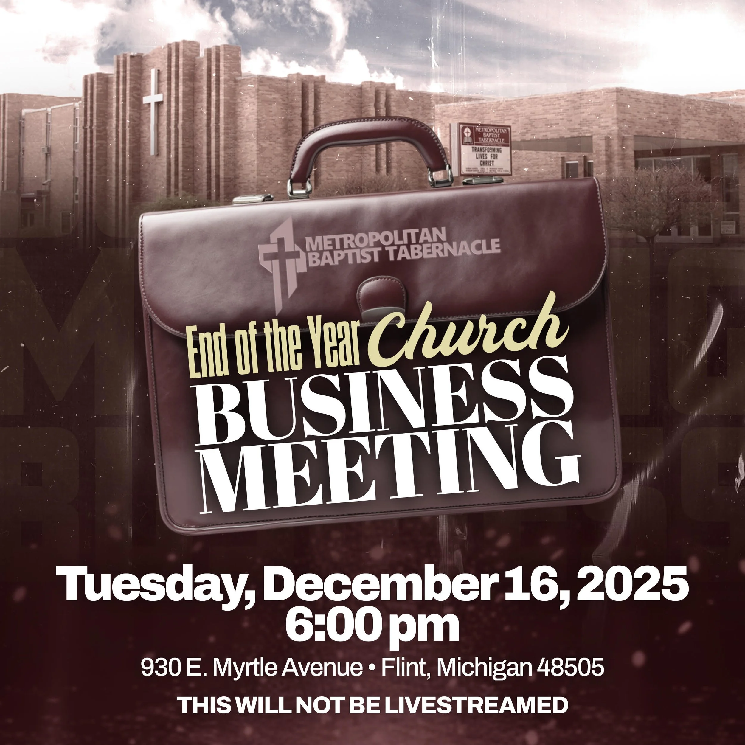 End-of-Year Church Business Meeting