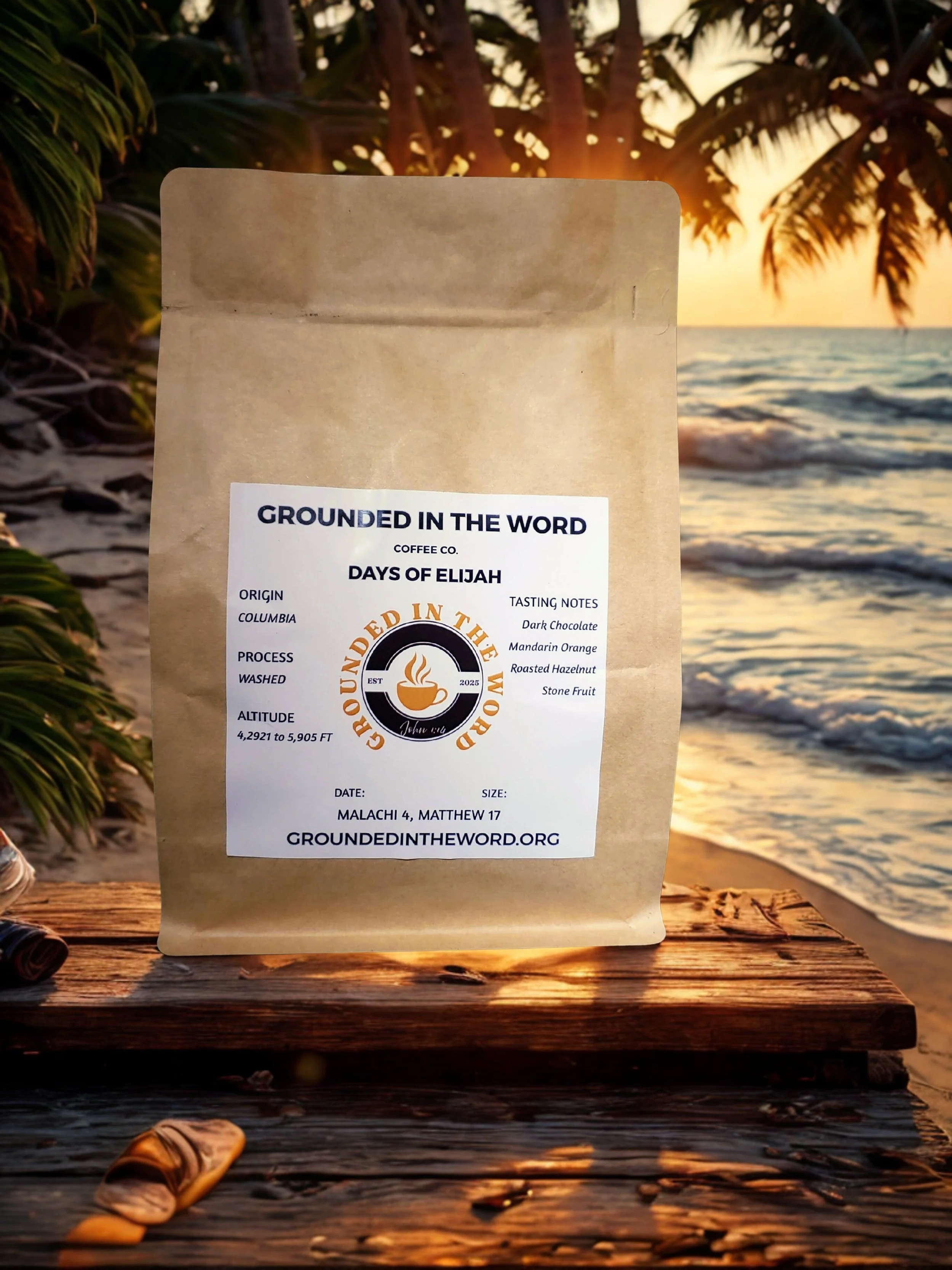 "Days of Elijah"   Medium-Dark   8 oz. Great for Espresso!