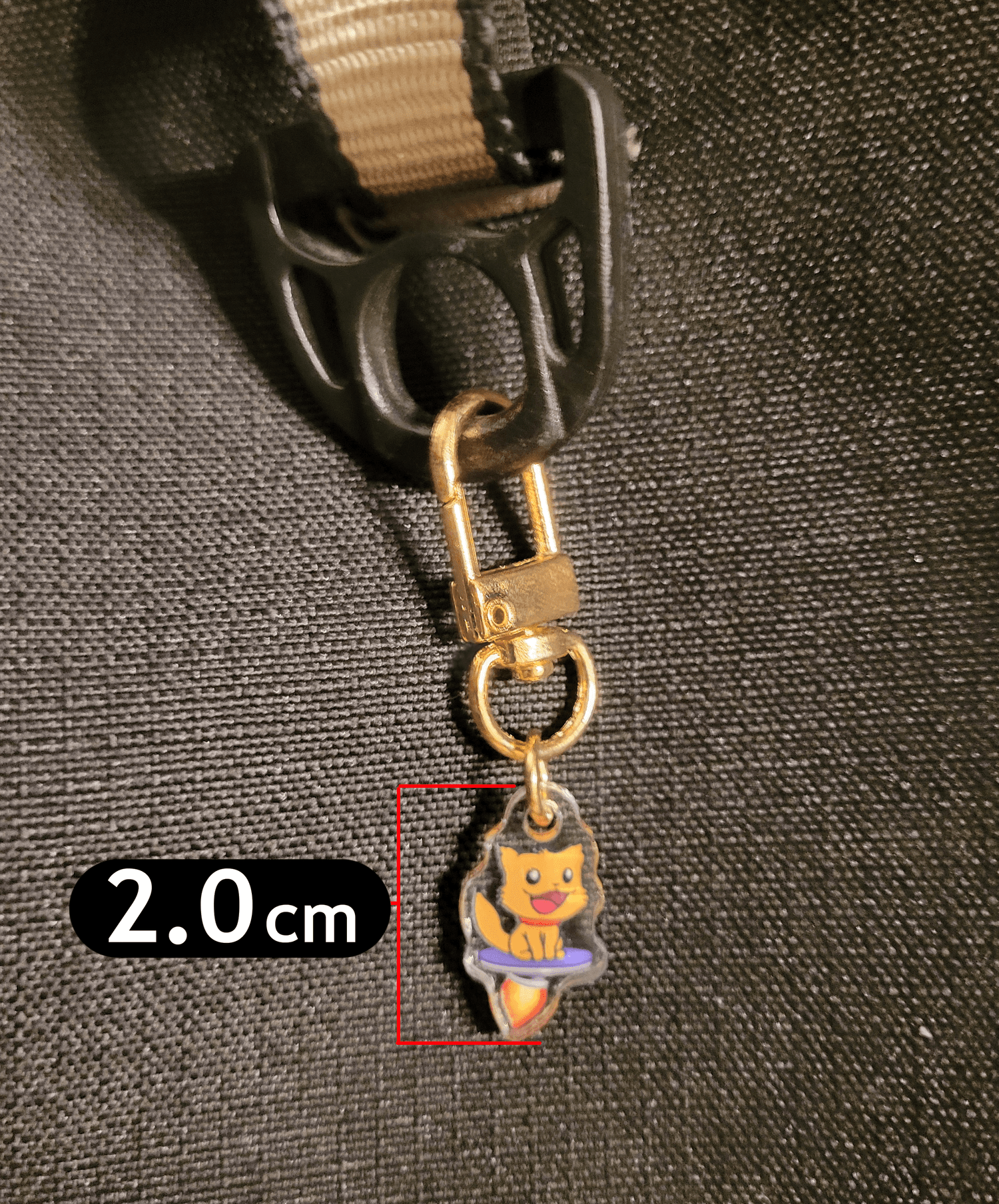 Zoomy Cat Phone Charm & Keychain (Copy) — LUSOBI