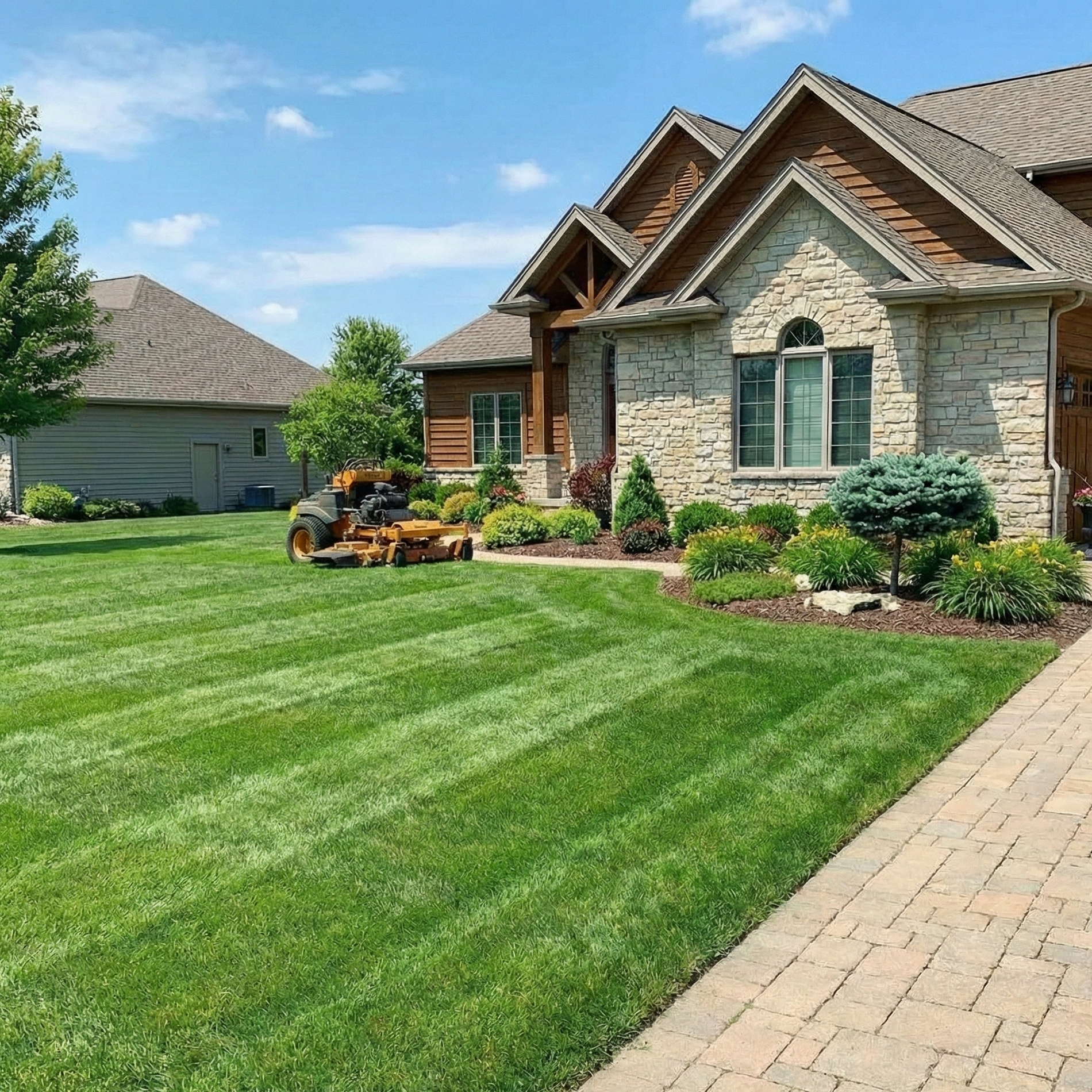 Lawn Care Image Showcasing our Yard Cut Services