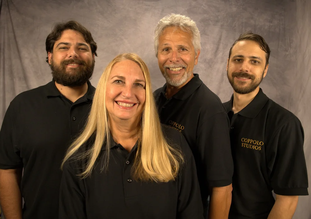The Coppolo family, owners of Coppolo Studios in Miami