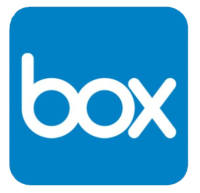 Blue square icon with the word 'box' in white lowercase letters.