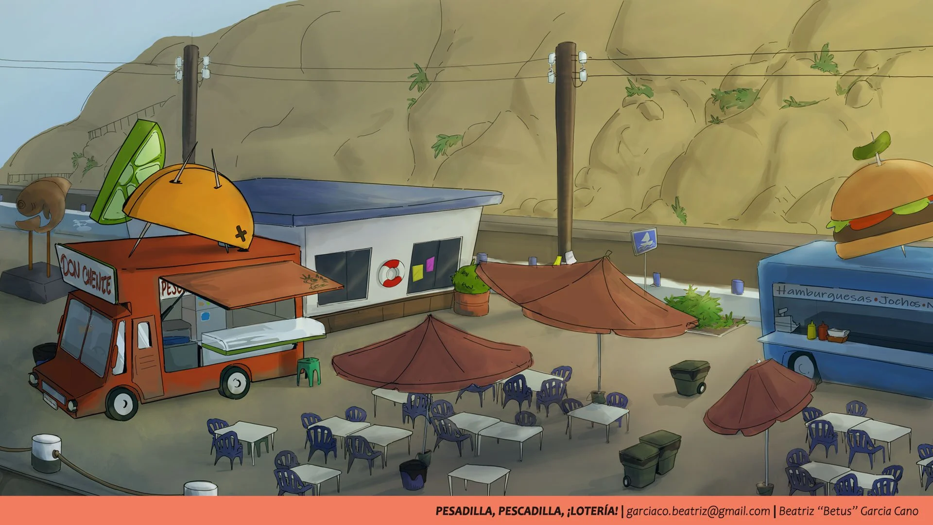Seawalk environment daytime