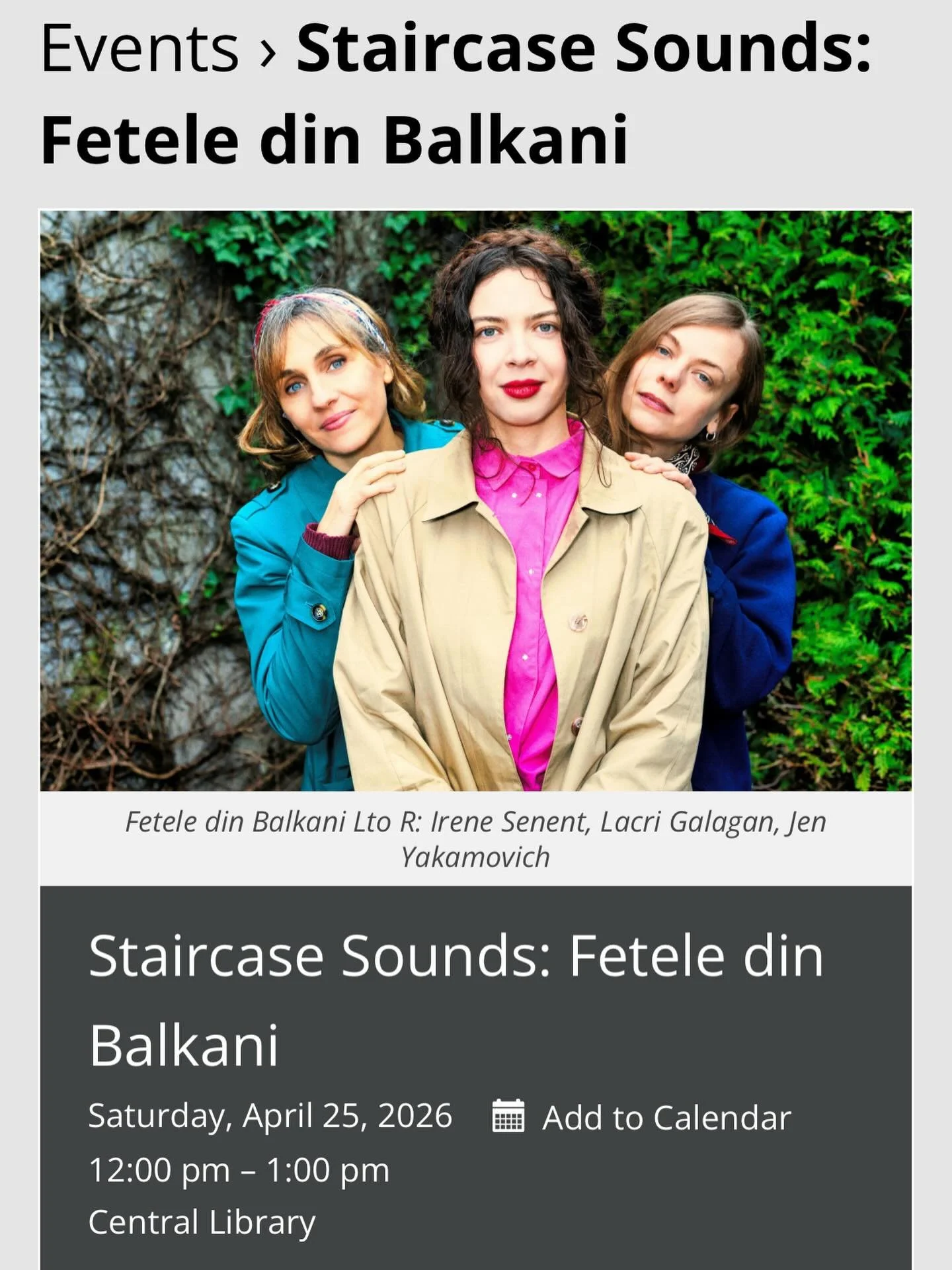 Looks like we&rsquo;ve got about 120 people registered at @vancouverpubliclibrary in Downtown for our show! But if you&rsquo;ve been there, you know how big the library is - there will definitely be a place for you! Link in the bio! 🪩🌷

See you the