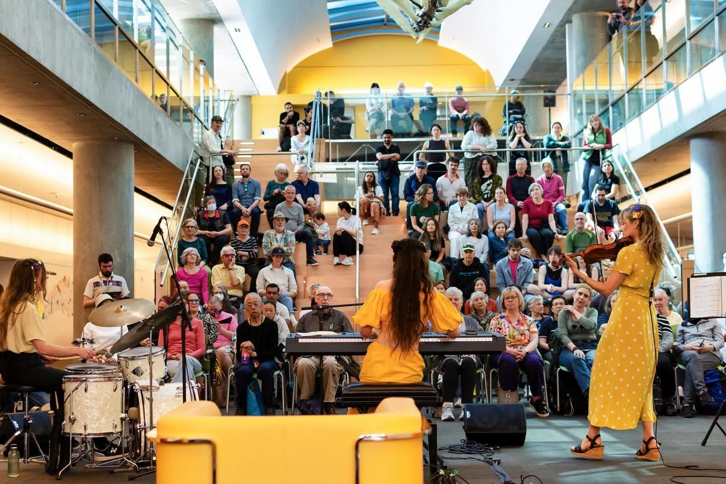 Vibrant, energetic, and emotional - that&rsquo;s how we felt. Thank you all for coming! We&rsquo;ll delight you with more music very soon. ☀️🎶✨
Special thanks to our friends: @benwyliemusic, @vancouverpubliclibrary, @lorandphoto, and the Romanian Co