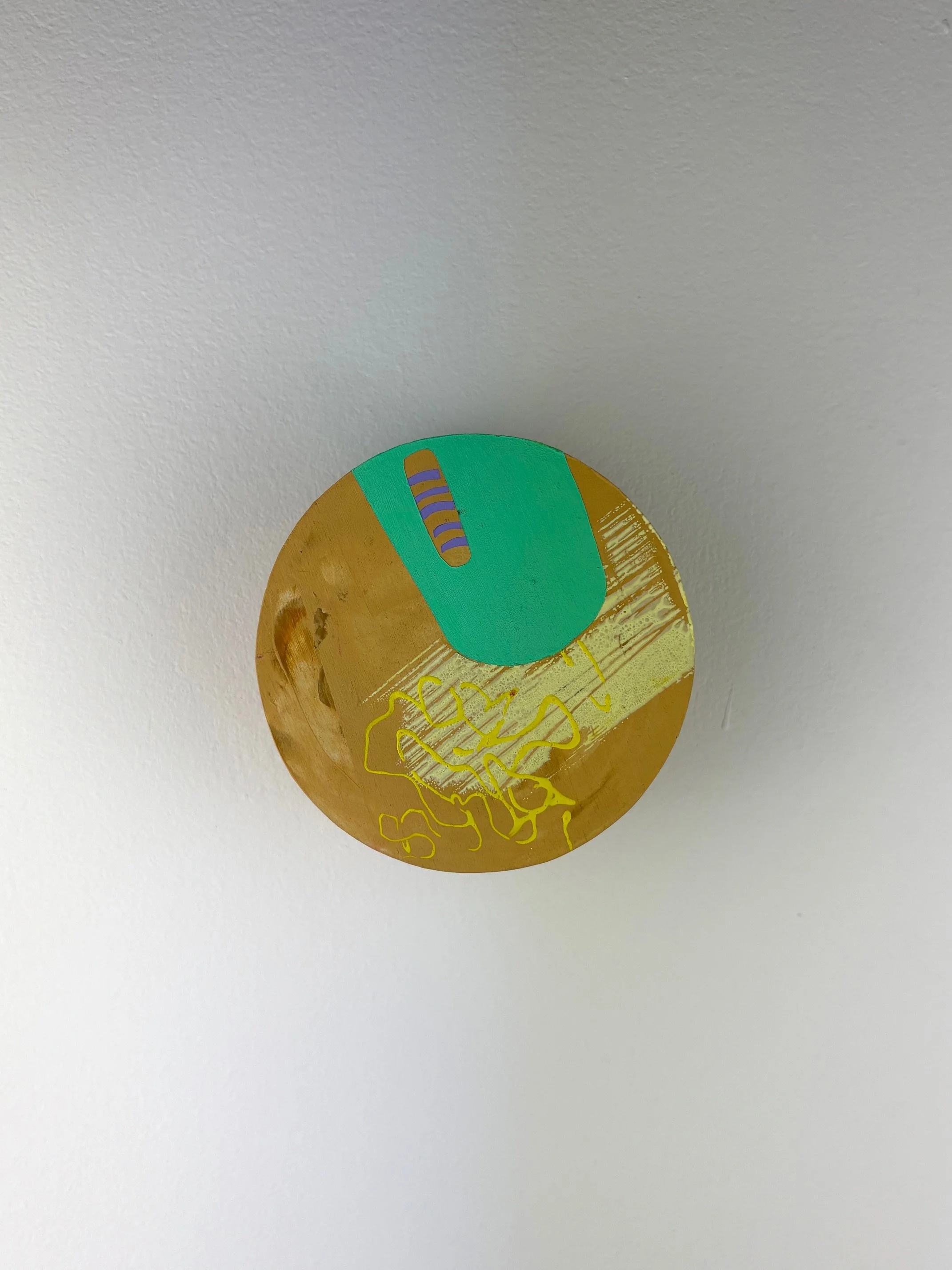 Mini Series #4  4" diameter tondo Acrylic  2025  $150.jpg