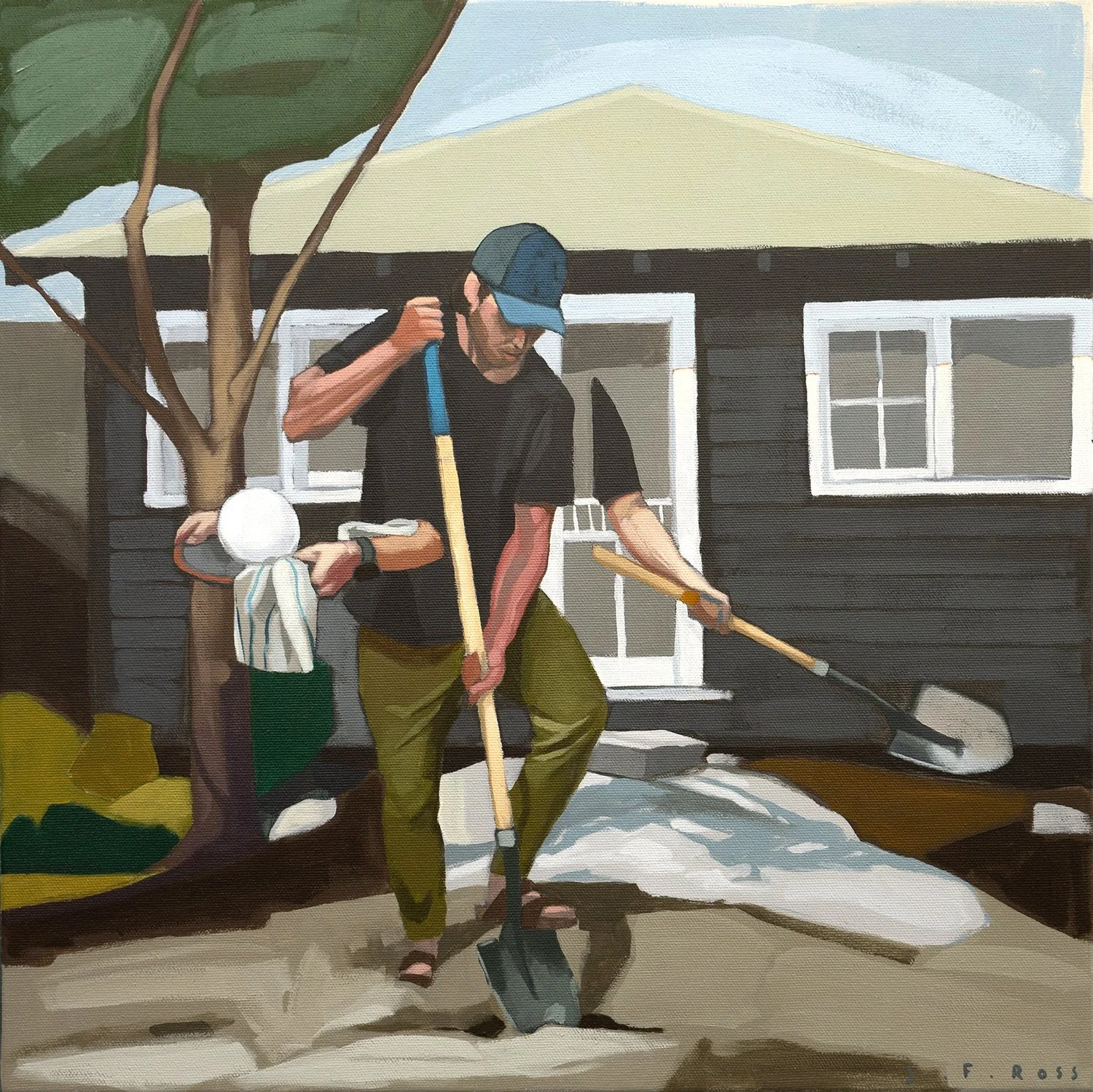 John F. Ross "Untitled (The Burial)