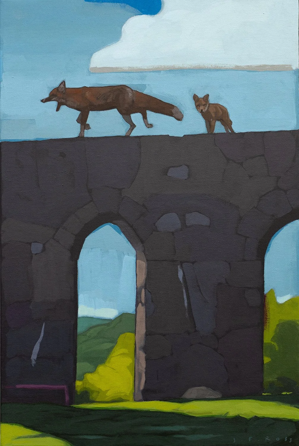 Aqueduct 18" x 12" Acrylics on Canvas 2026 $1000.jpg