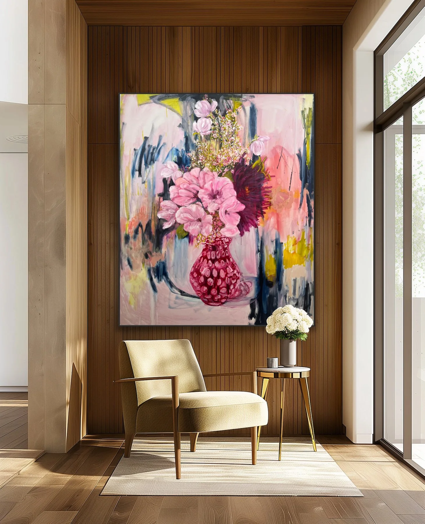 from my garden in a red glass vase b).jpeg