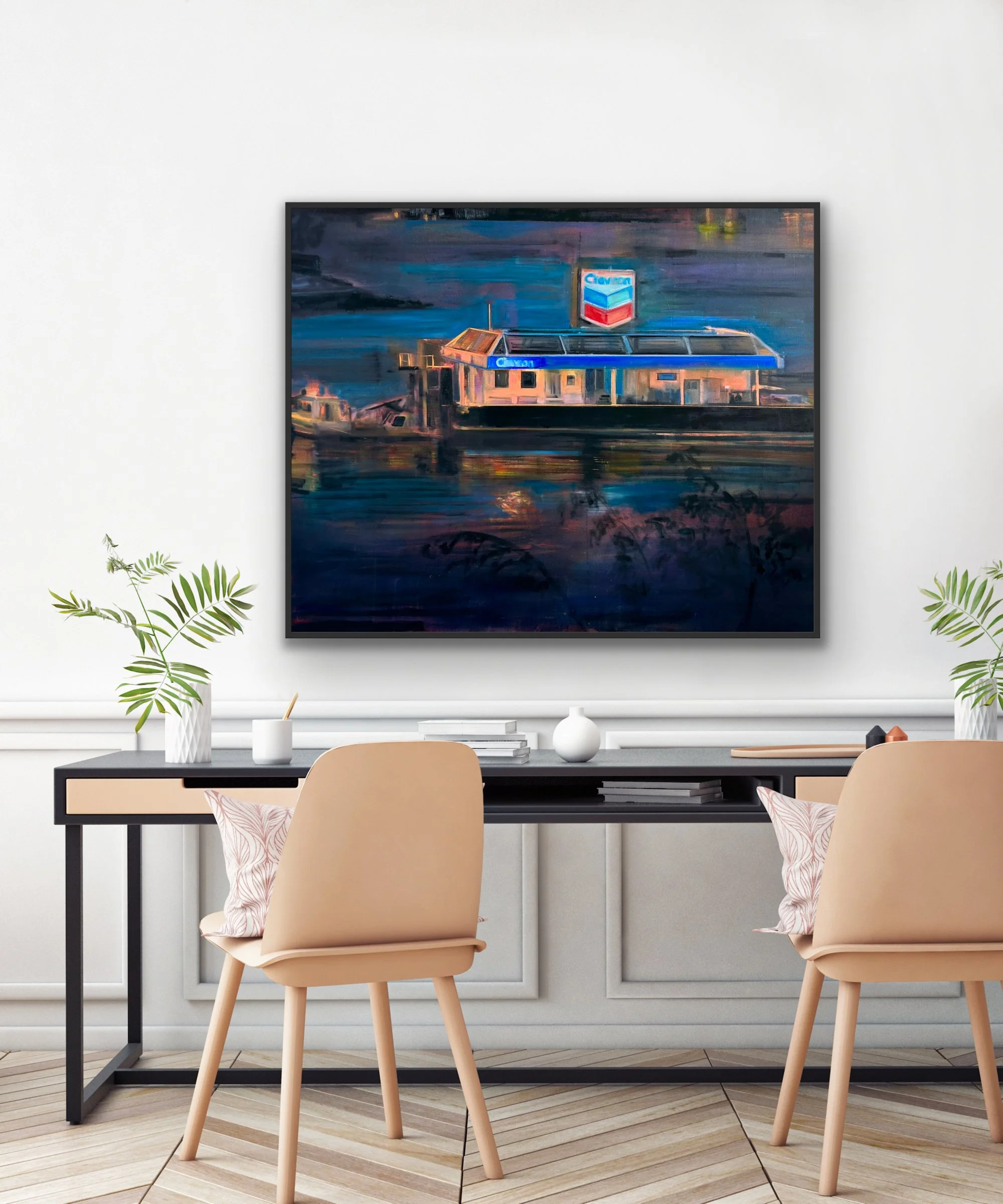 Marcia Harris "Chevron on the Water"