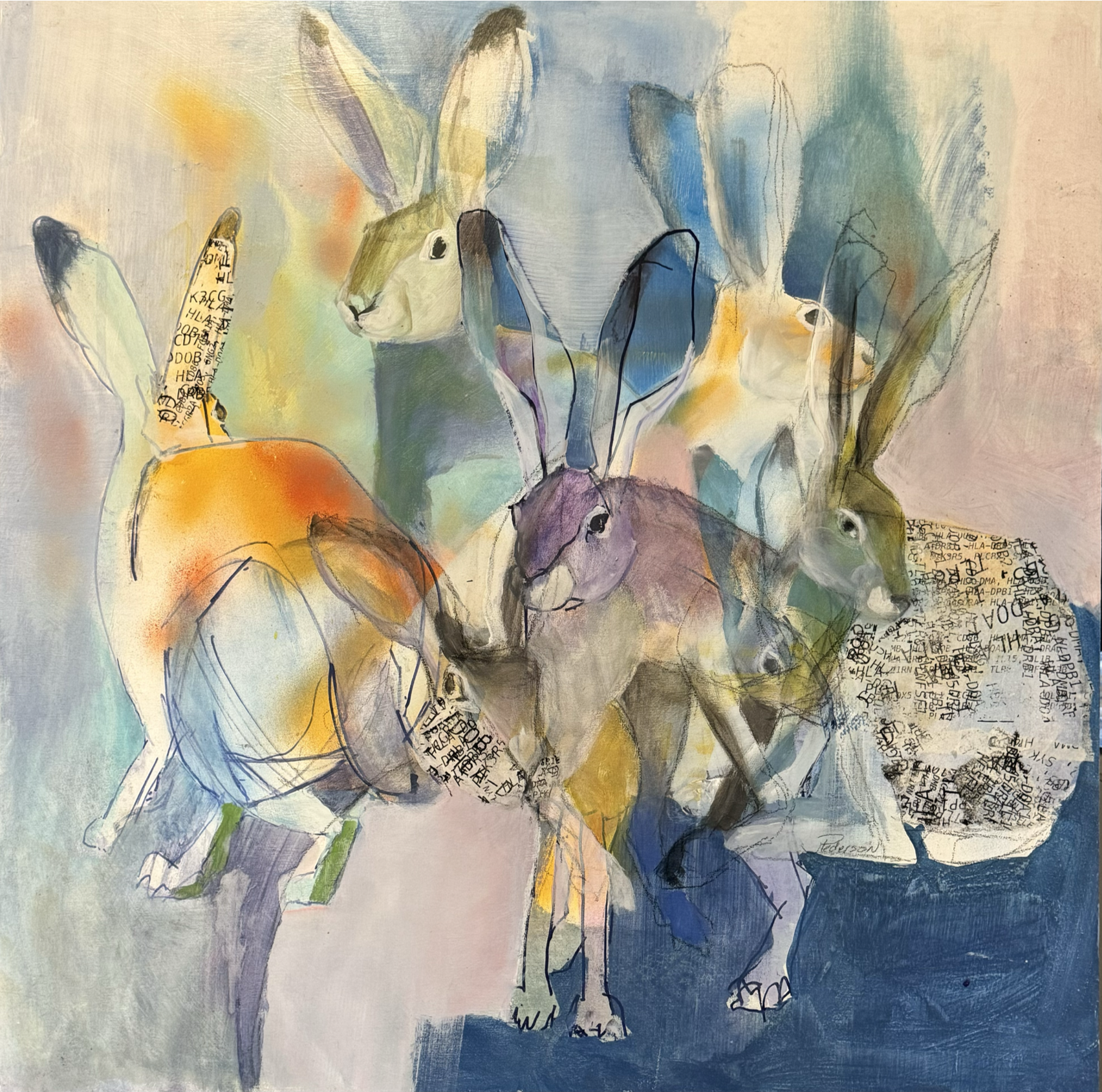 Flat Hare Day, 36x36, $3960.png