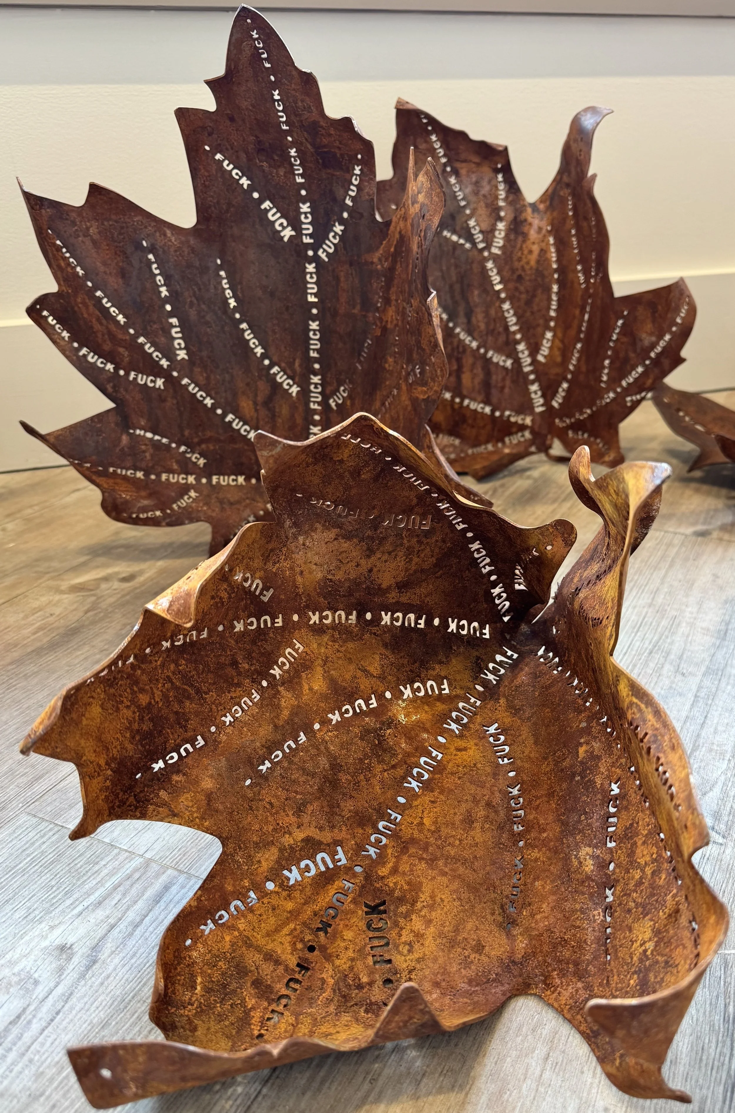 Hope 12%22 CORE-TEN sculptural Leaf 2025 $490.jpg