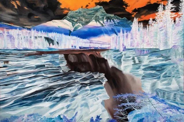 Past Futures #5, Athabasca Falls