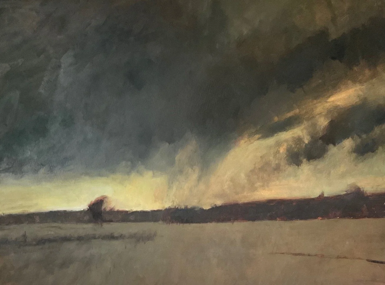 ‘Clearing’ 30x40" framed Oil on panel 2025  $3700.jpeg