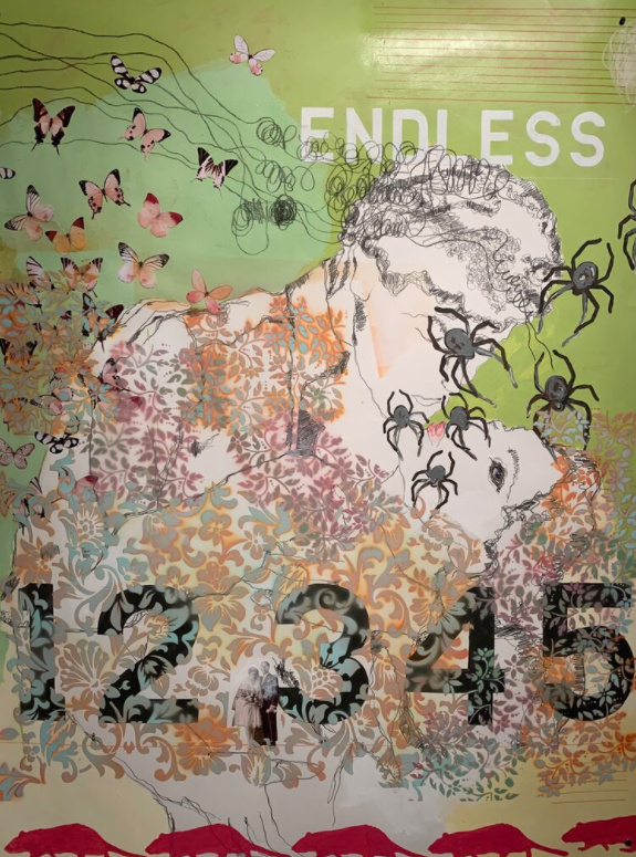 Endless, Mixed Media on Paper, 38 X 50, 2019, $450.png