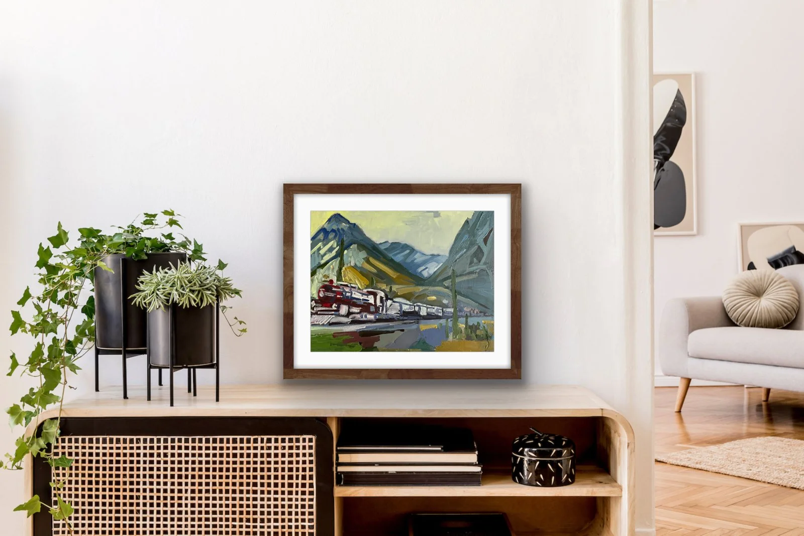 Chrissy Nickerson "CNR Glass Slide, Railway B.C."