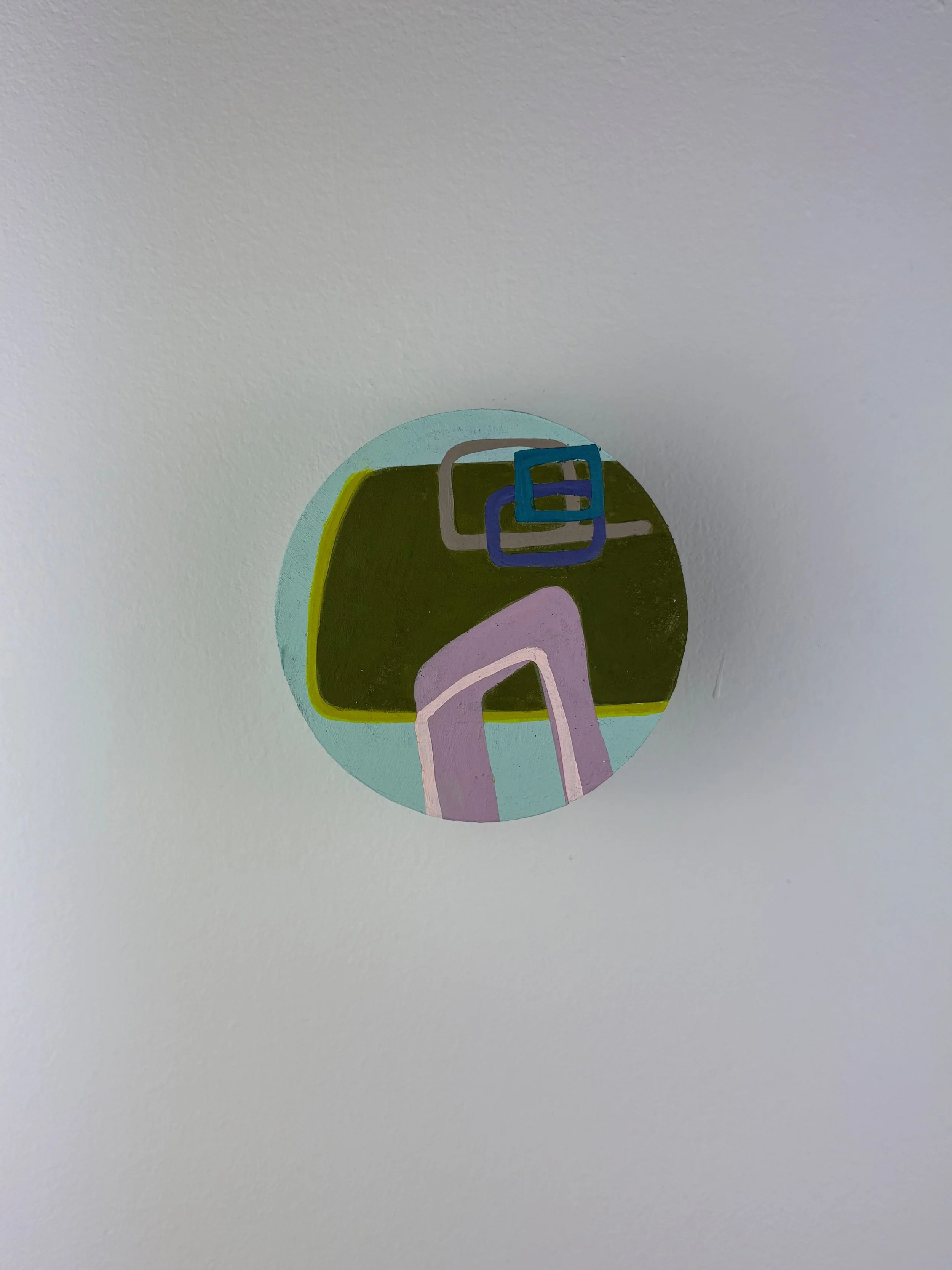 Mini Series #5 4" diameter tondo Acrylic 2025 $150.jpg