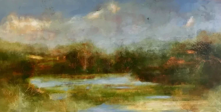 Limberlost 2 30"x60" oil and cold wax 2025 $4300.webp