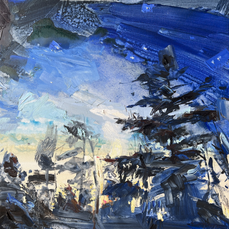 Modern Primitive Revisited, 20 x 20”, mixed media on canvas.png