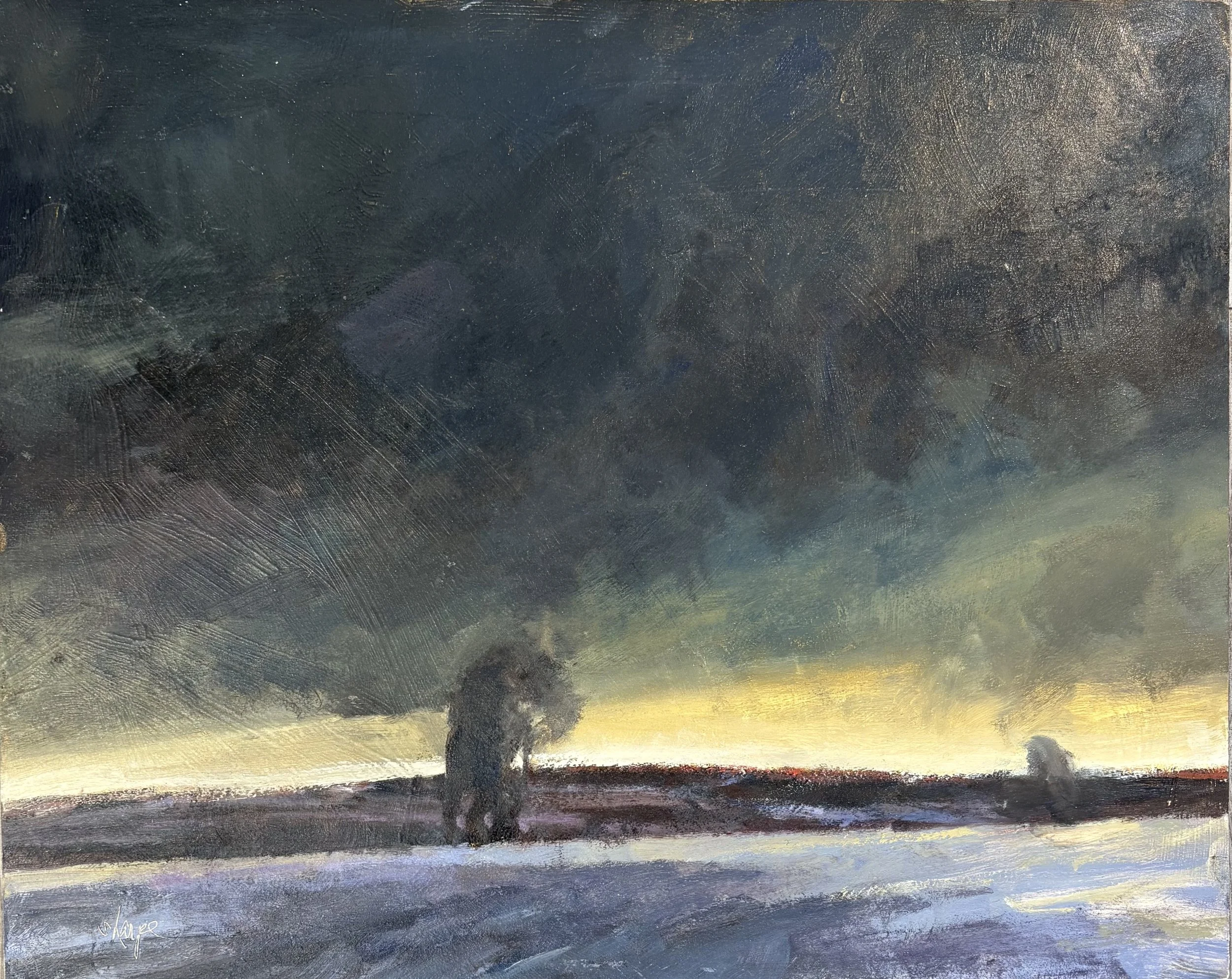 Line of First Light, 16x20", Oil on Board, $1485.jpeg