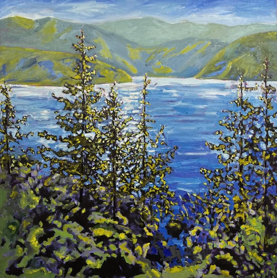 Hazy, Lazy, Crazy Daze of Summer 36" x 36" Oil on Canvas 2025 $3960.jpg