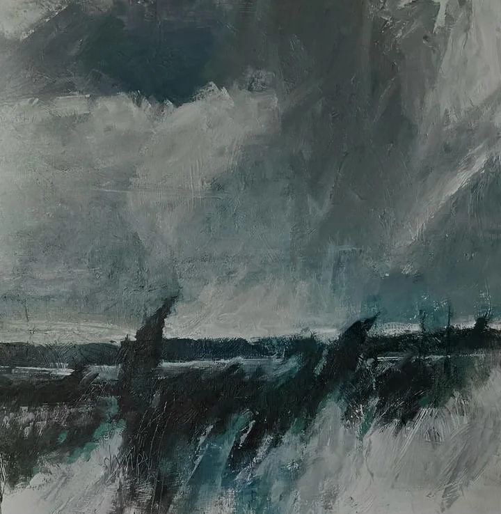 Frozen Snow 16x16" oil, framed $1175.JPG