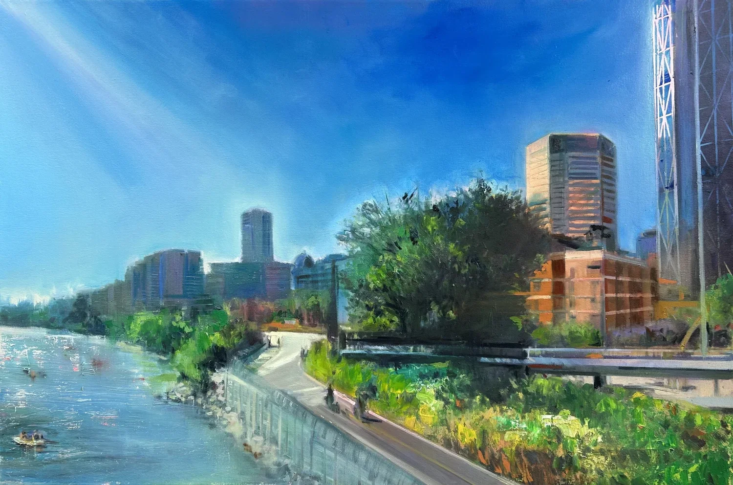 Bows 36" x 58"  Oil on Canvas  2025 $5350  .webp