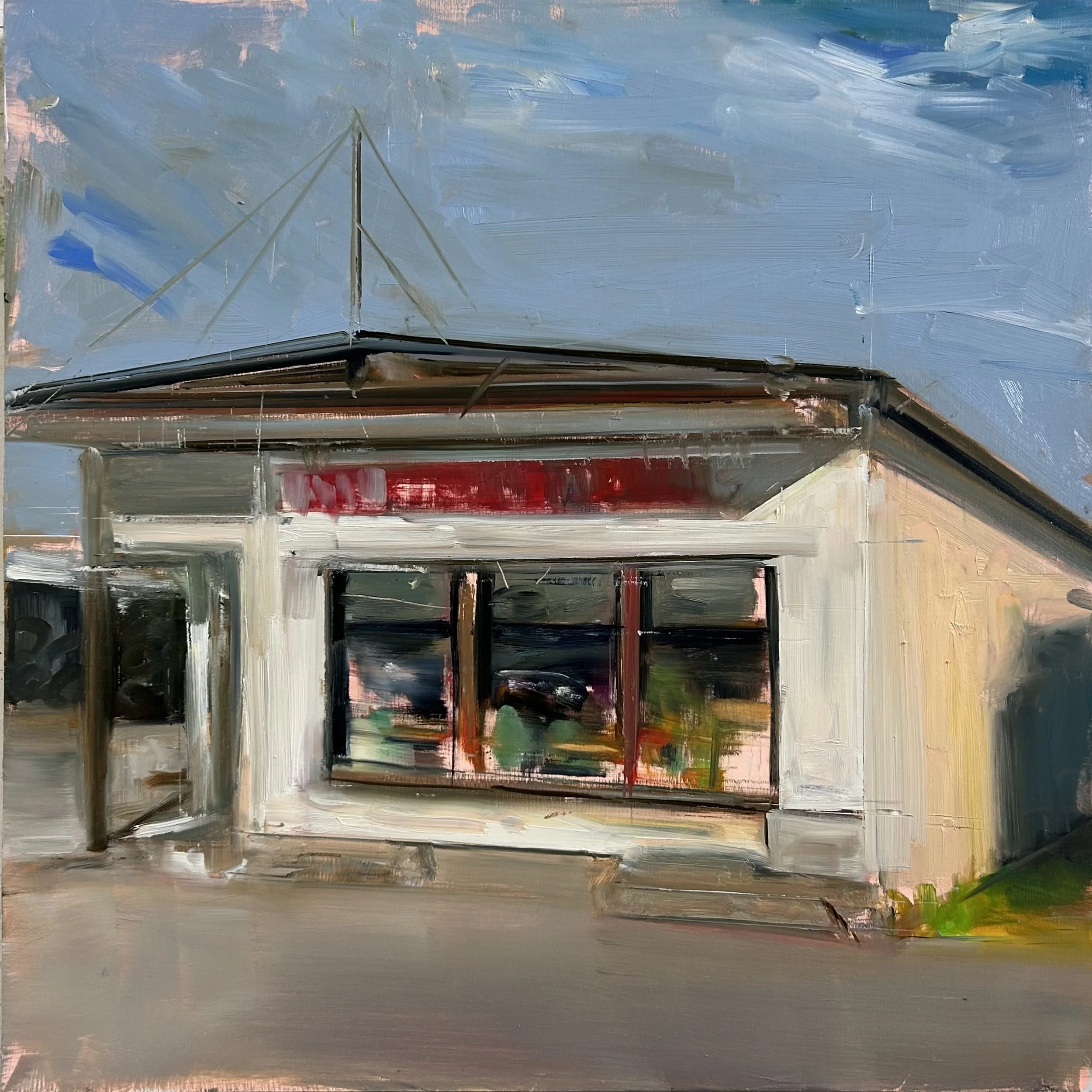 Plein Air Deerhead oil on board 16x16 $1760.jpeg