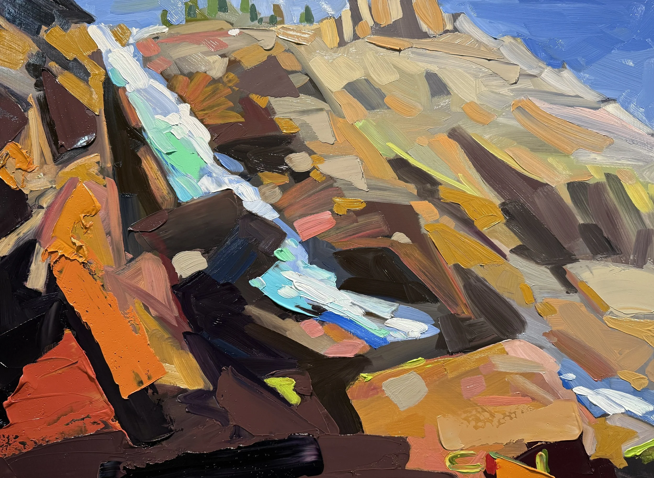 Skoki Lakes Waterfall 17" x 23.5" Oil 2025 $1945.jpg