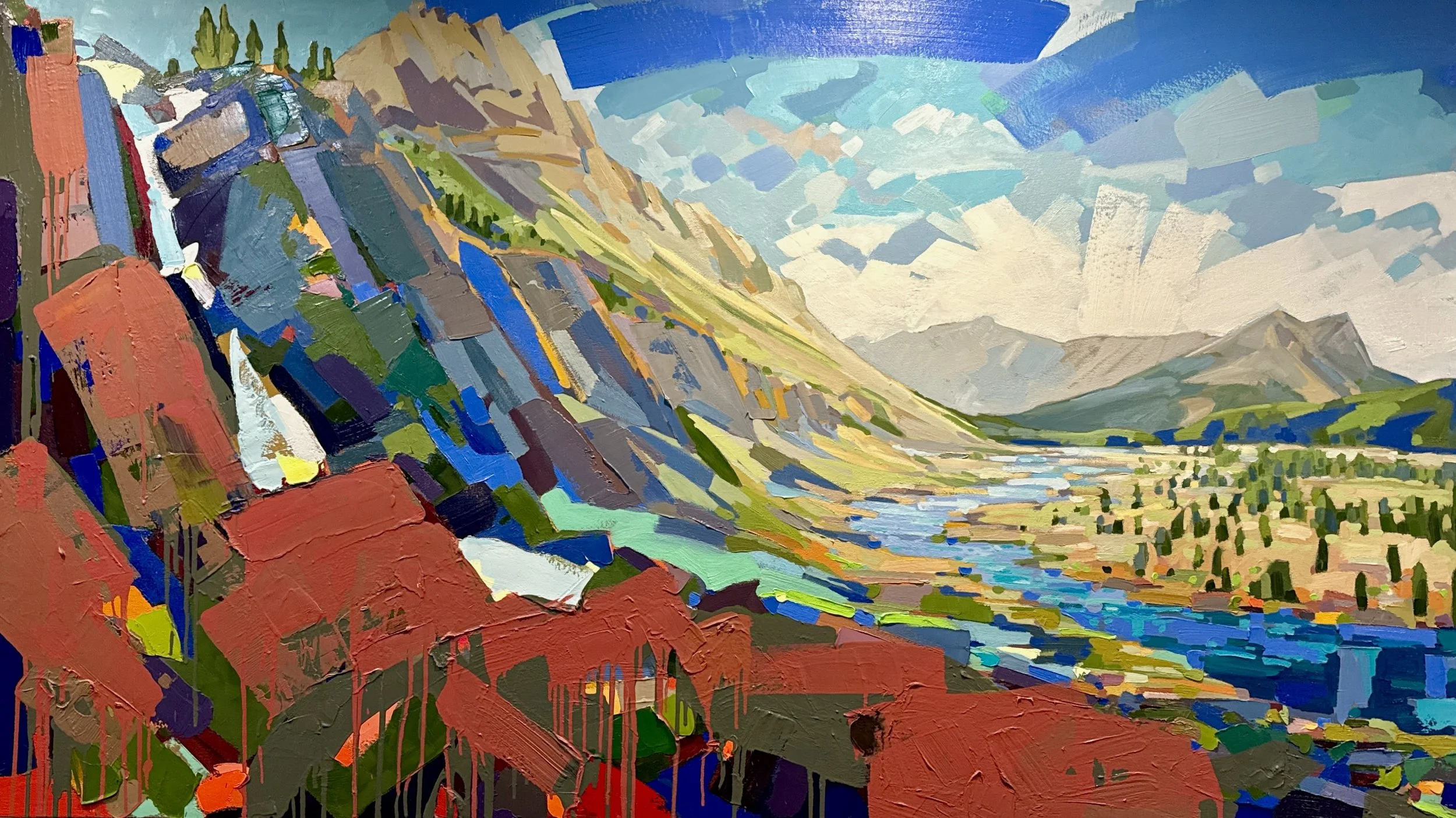 Waterfall Below Myosotis Lake #1 40x72" UPDATE.jpg