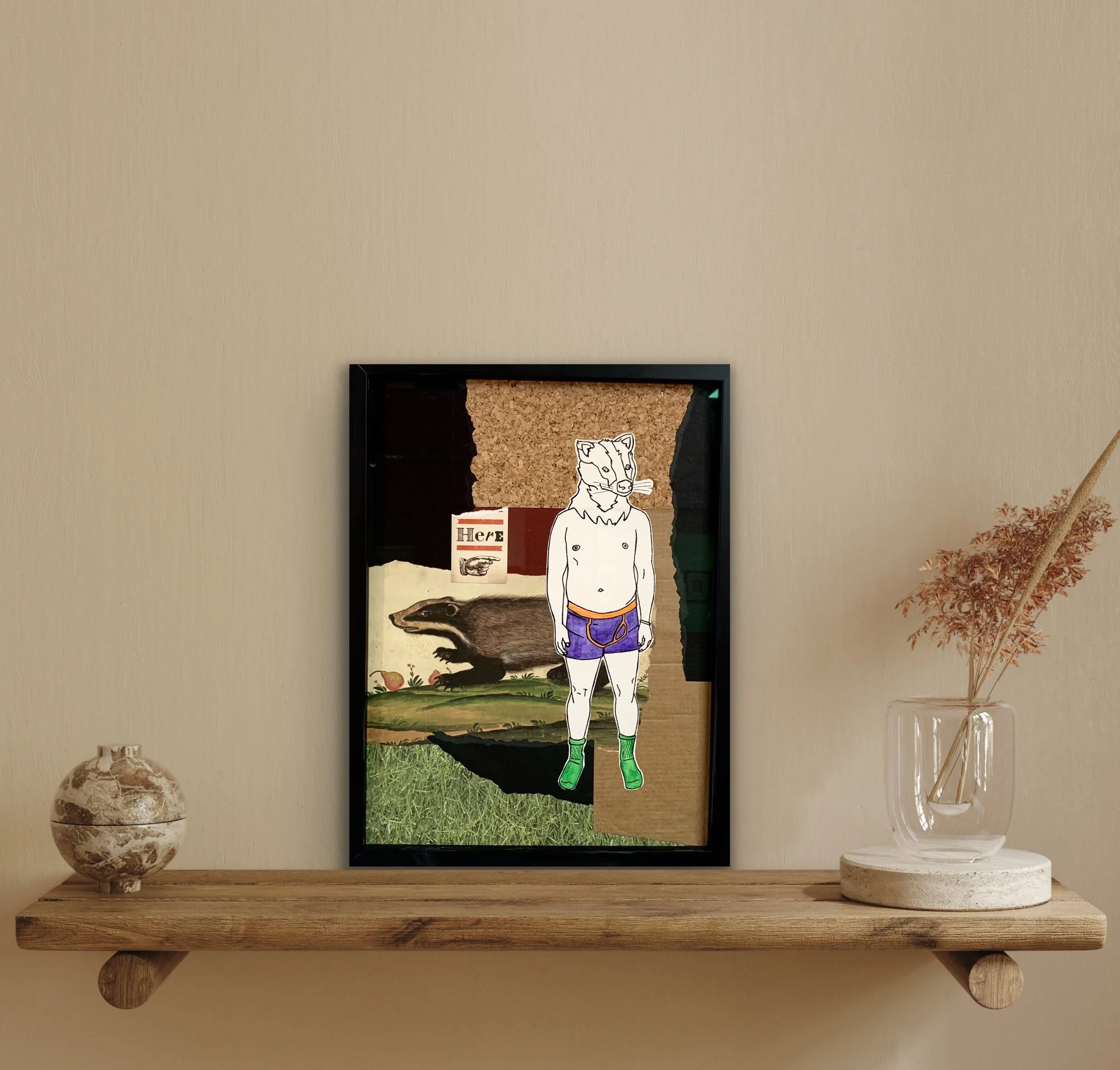 Leila Armstrong "Badger Boy 1"