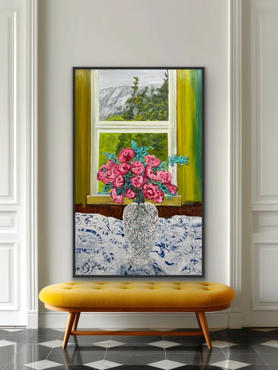 Eileen Murray "Flowers At The Cabin Window"