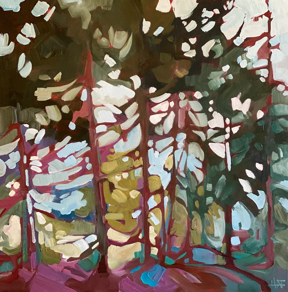 Close canopy 24x24 acrylic on canvas $1780 1620121.JPEG