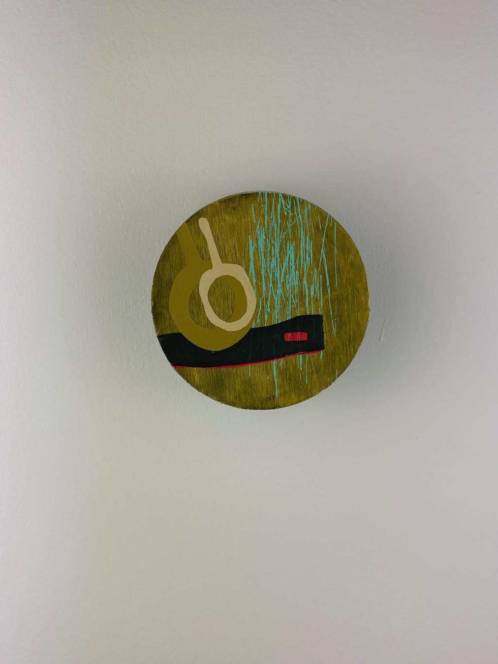Mini Series #7 4" diameter tondo Acrylic  2025 $150.jpg