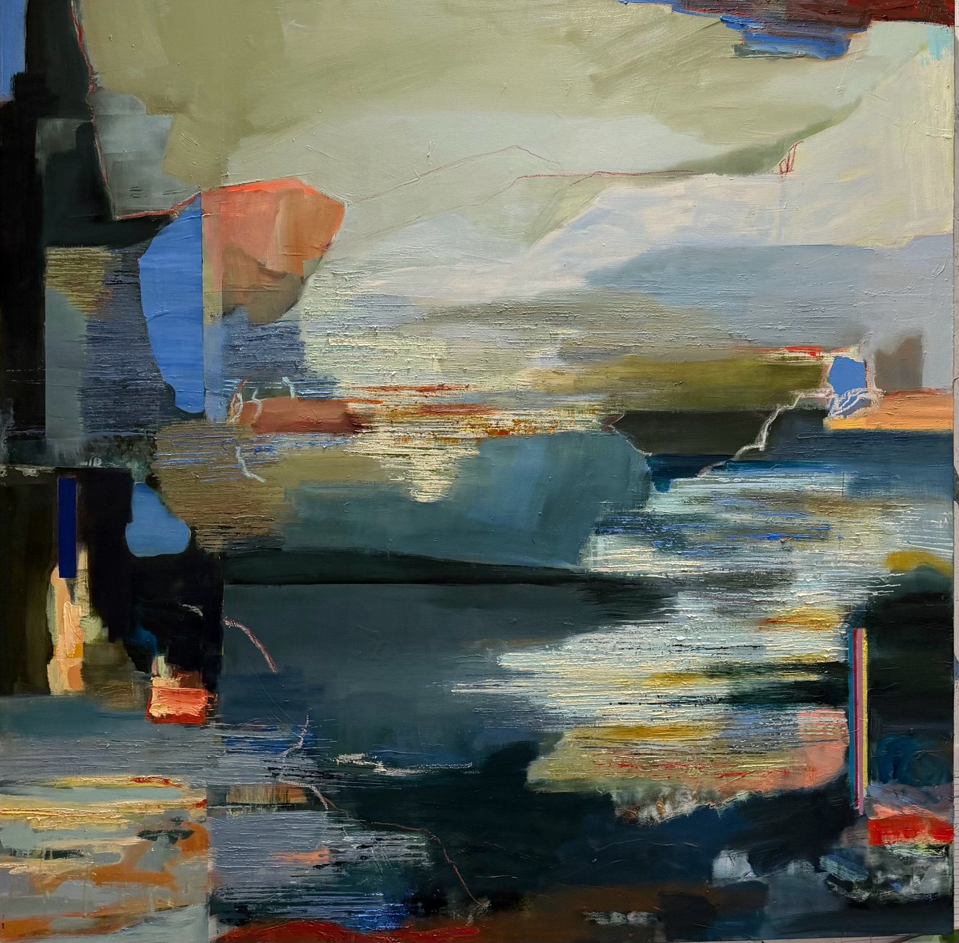 Shelter for the Song II, oil on canvas, 48x48 2026 $4510.jpeg