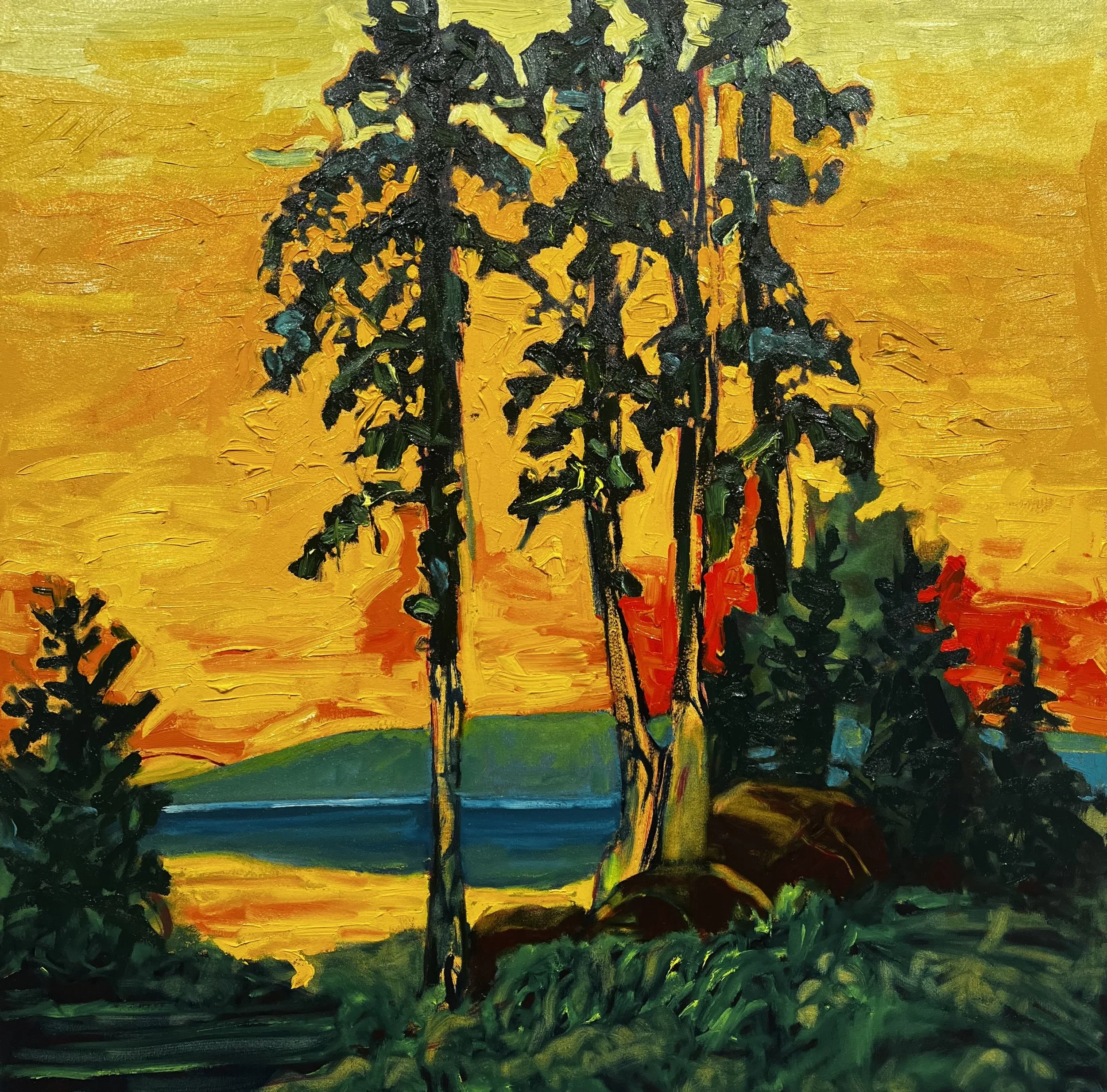 Canadian Postcard Series, May Long  36" x 36"  Oil on Canvas  2026  $4752.jpeg