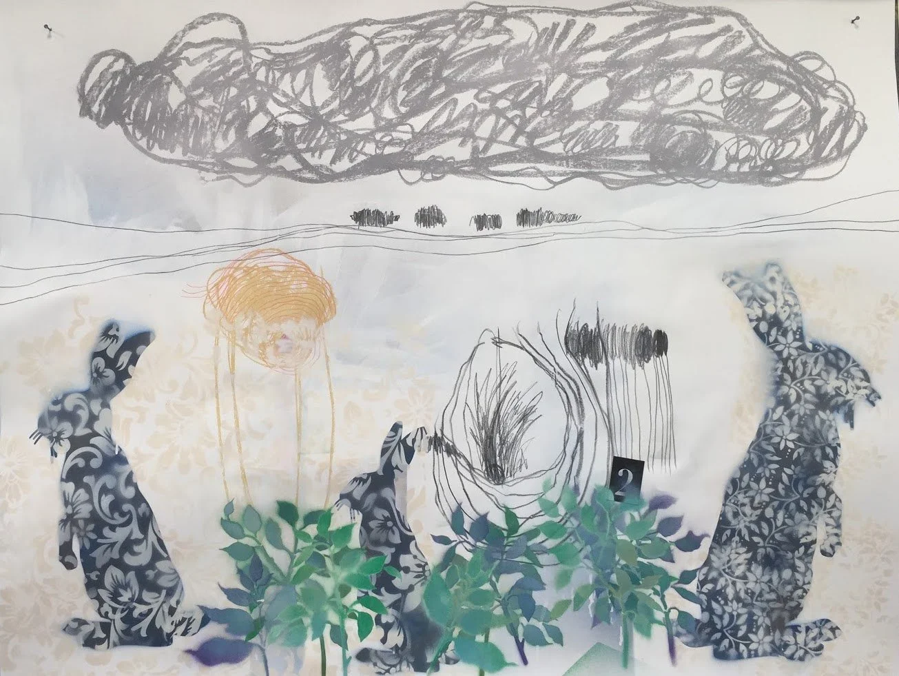 1+1=3, mixed media on paper, 38x50'' 2019 $450.jpg