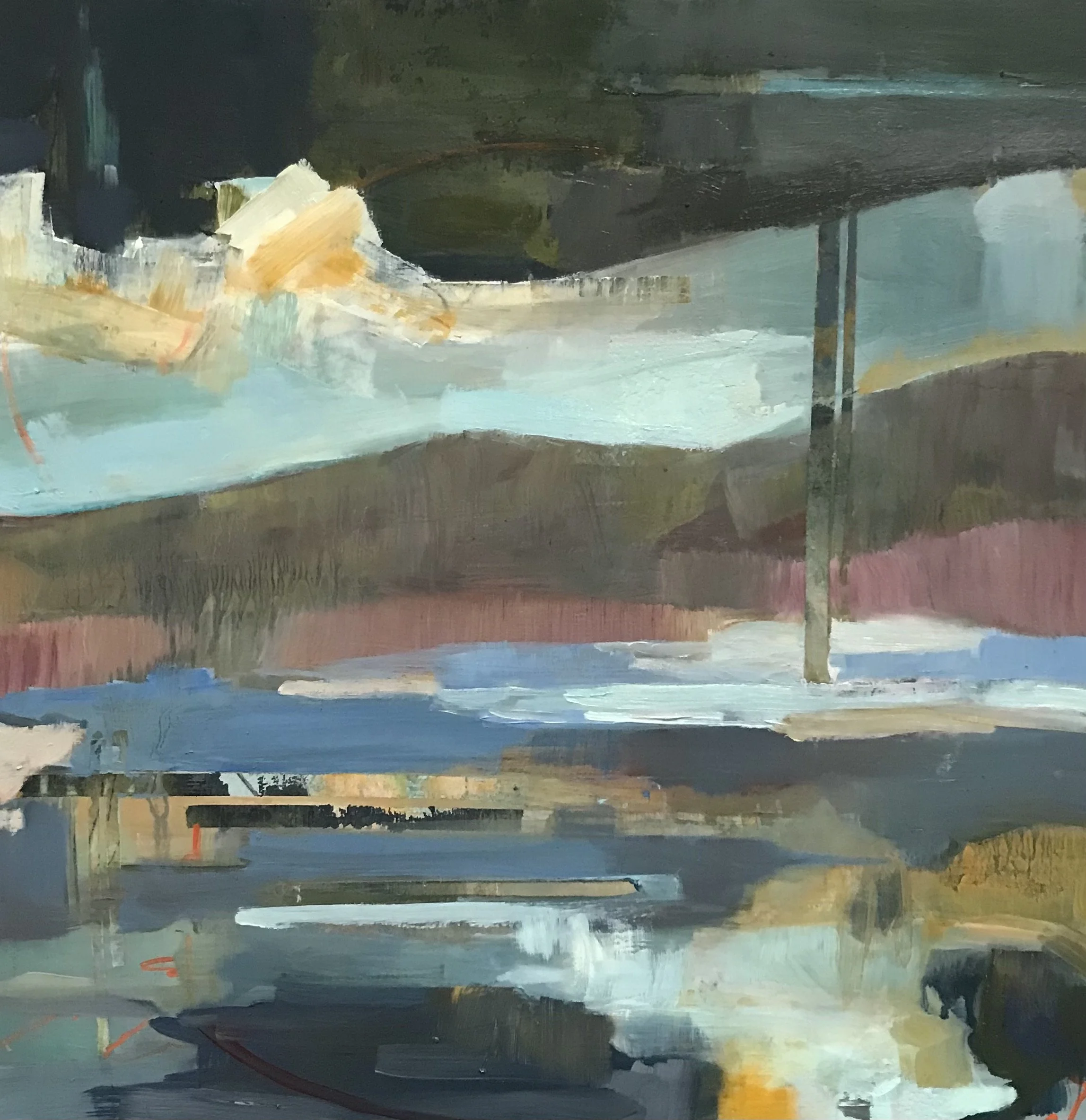 (F)Winter Lake 12x12" Oil on Panel $650 IN STOCK FERNIE APRIL 2025.jpeg