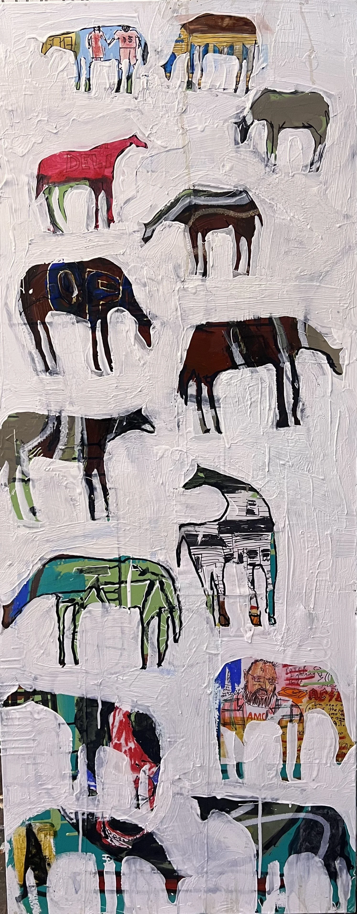 14 Colorful Horses 24x60".jpeg