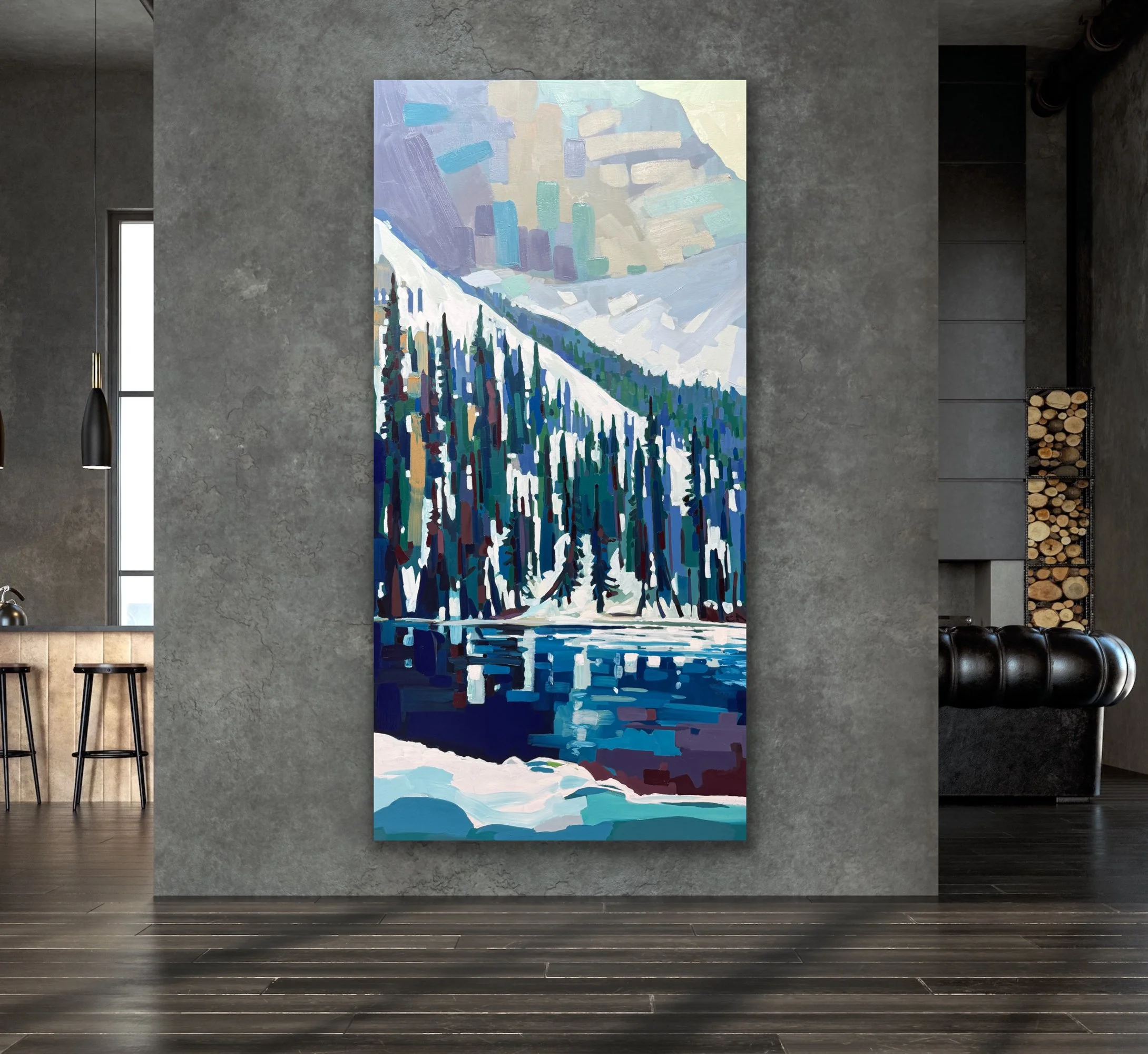 Chrissy Nickerson "He Is Still Fly Fishing #1, Grassi Lake"