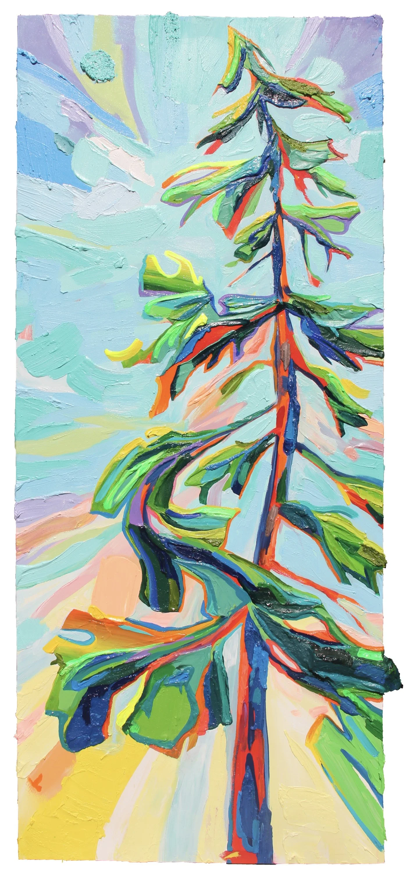 Clapping Pine 60" x 26" acrylic 2025 $2800 .jpg