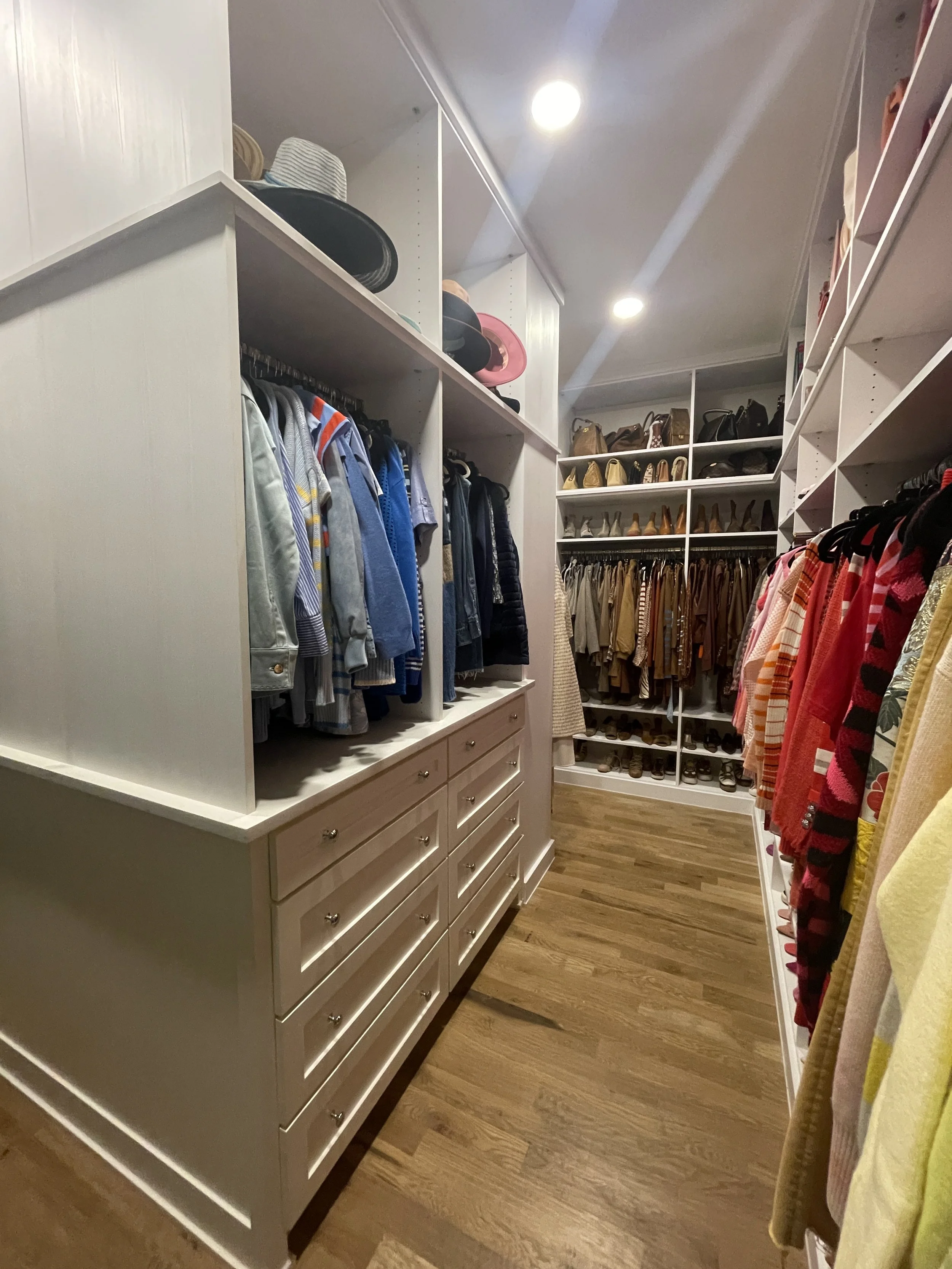 Custom Luxury Closet Hat Storage
