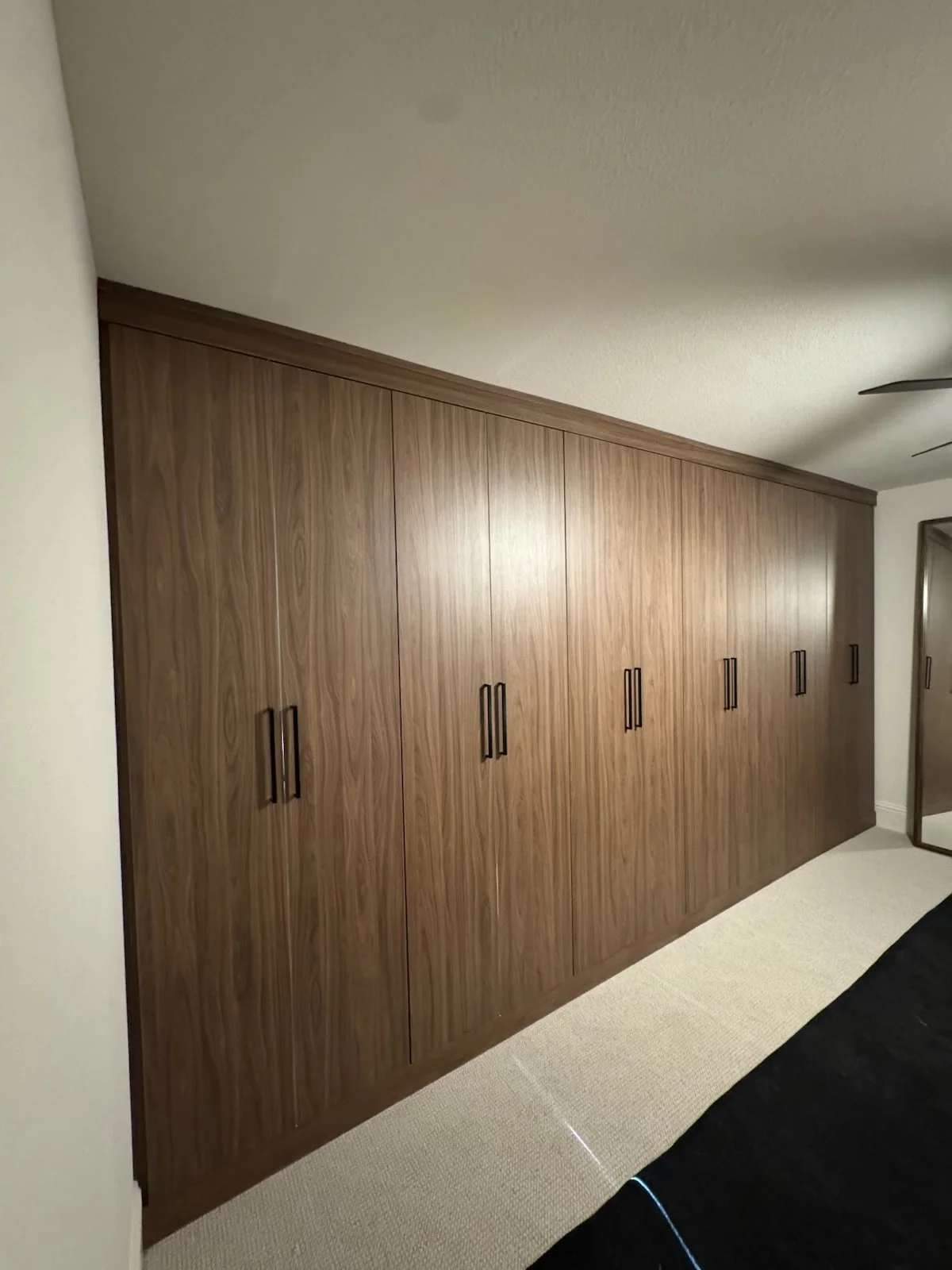 Custom Brown Wood Grain Wardrobe