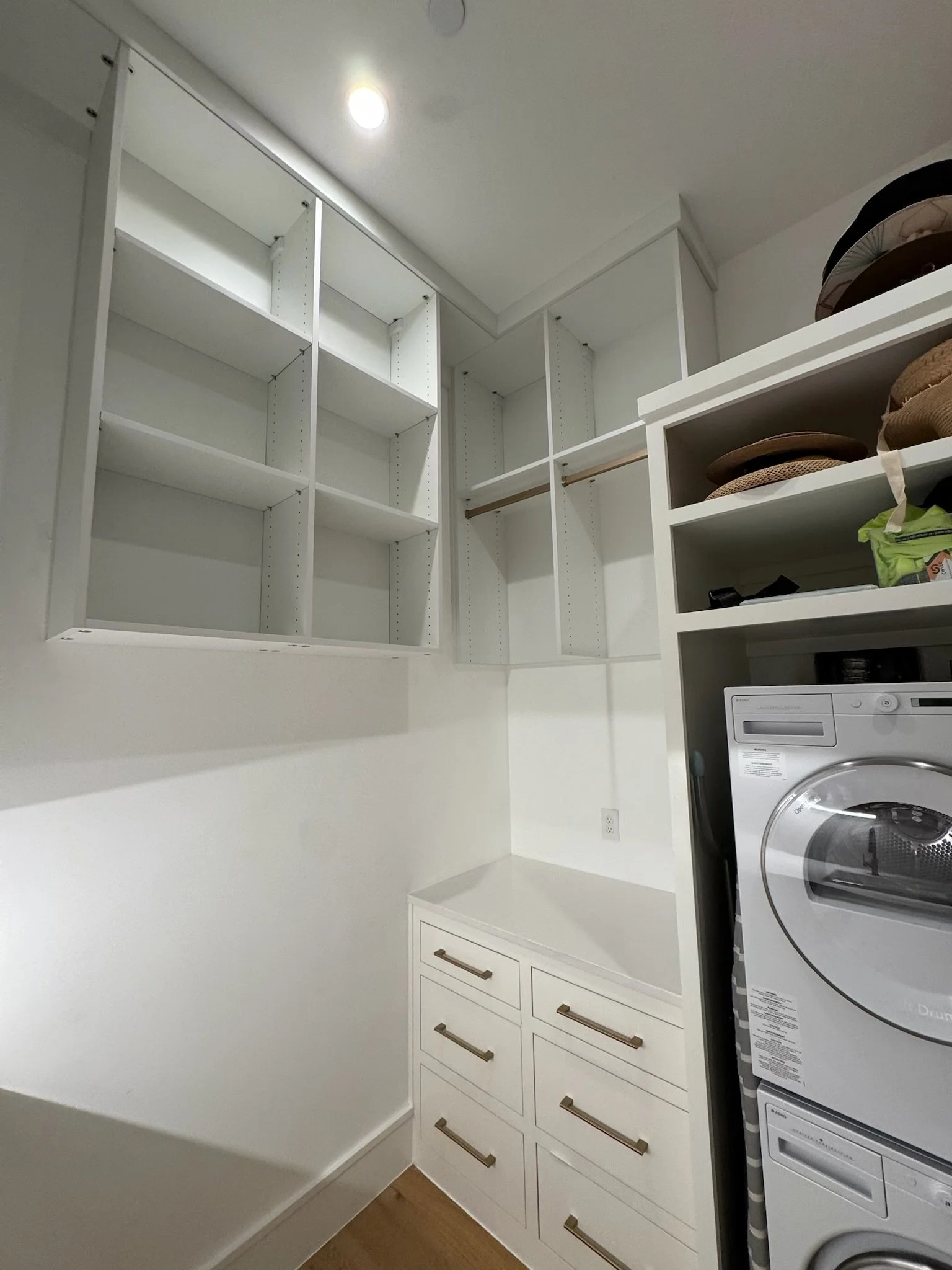Custom Laundry Room Shelving