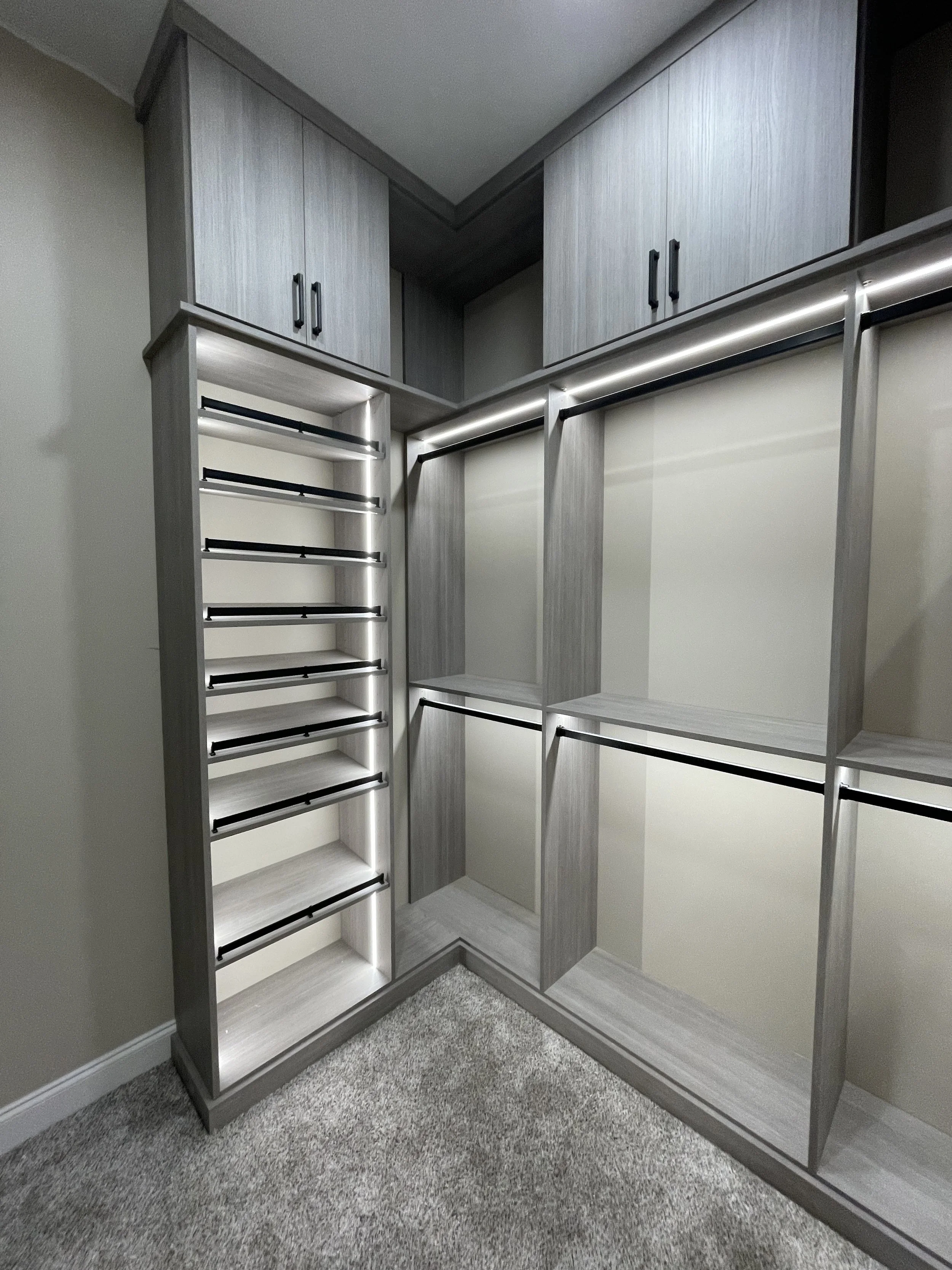 Walk In Closet with Shoe Shelving
