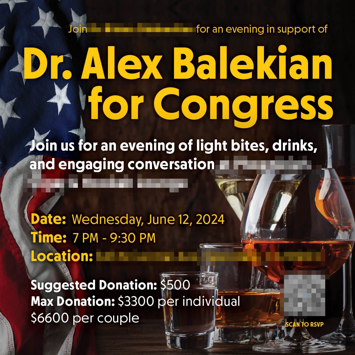 Private Fundraising Event, Glendale