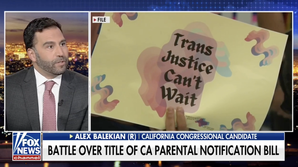 Alex Balekian Advocates for Parental Rights on Fox News