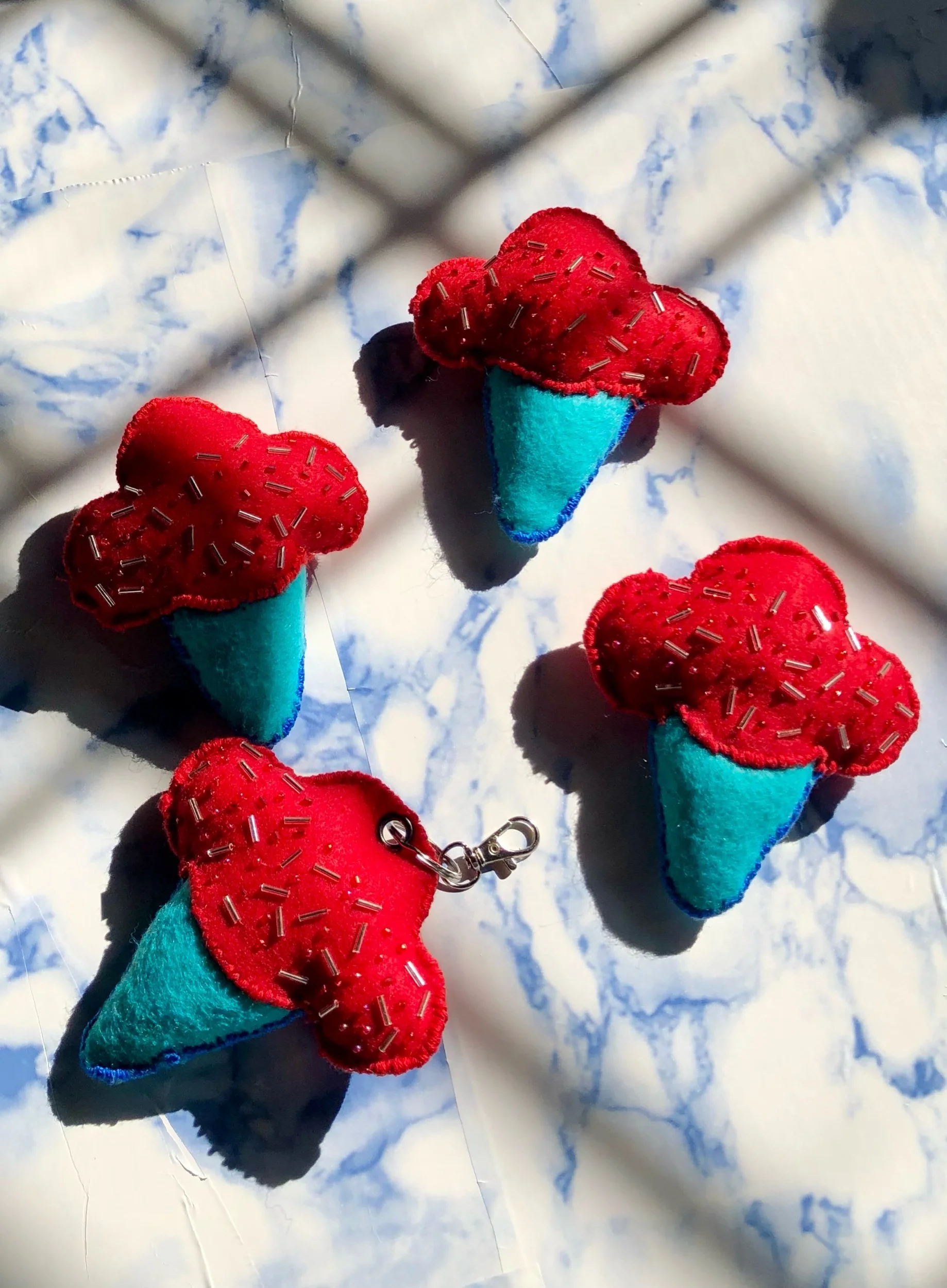 Cherry bomb with sprinkles