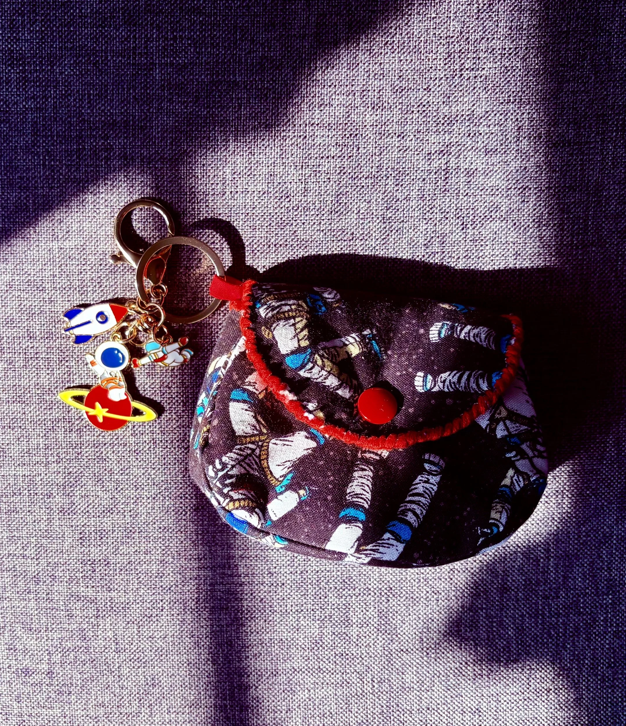 “Space ghost man” mini purse