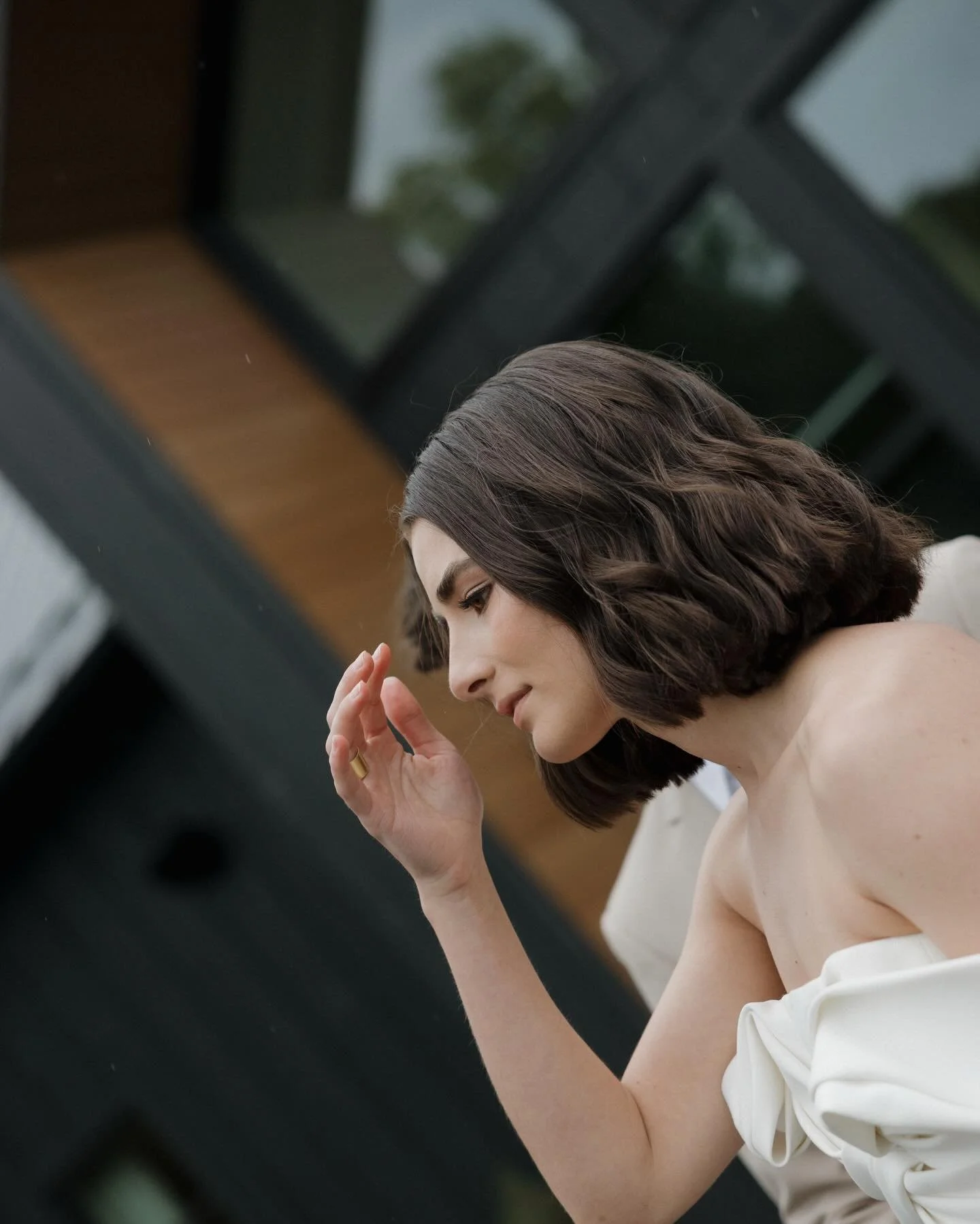 The brush back of her hair. The way she holds her bouquet without thinking. The way he carries her dress as they walk toward it all &mdash; and then away from it. So much beauty in these sweet in-betweens, and I&rsquo;ll never stop feeling honored to